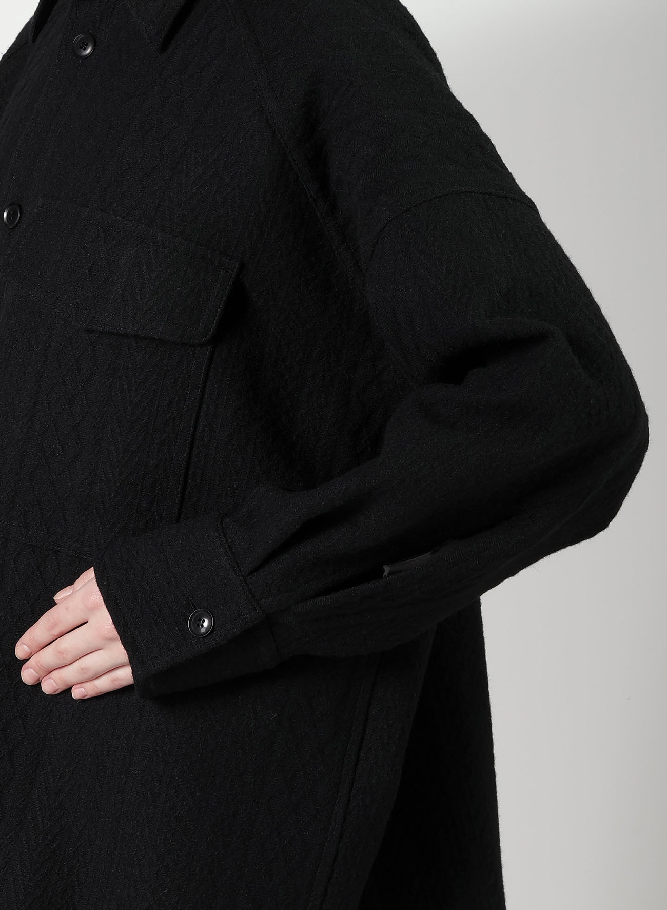 CABLE JQ KNIT BLOUSE