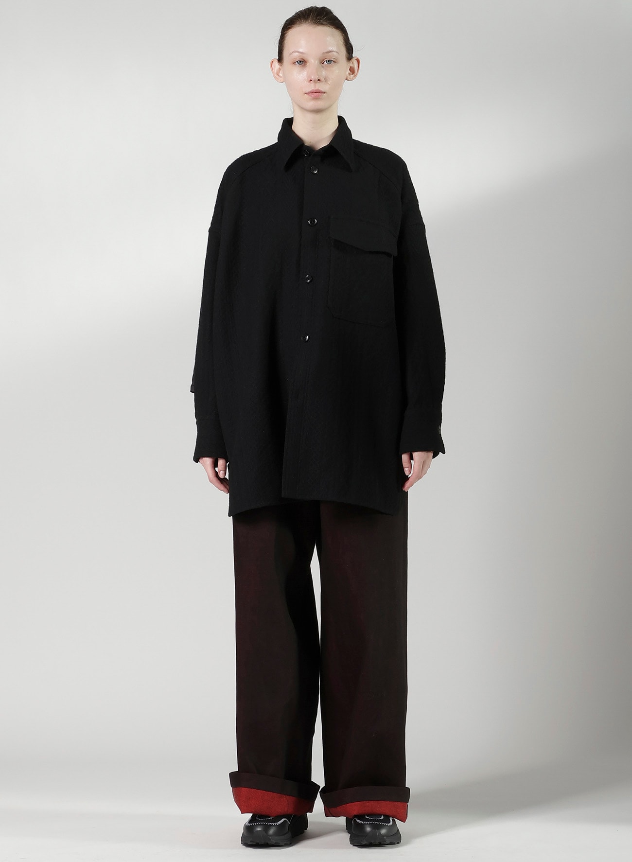 CABLE JQ KNIT BLOUSE
