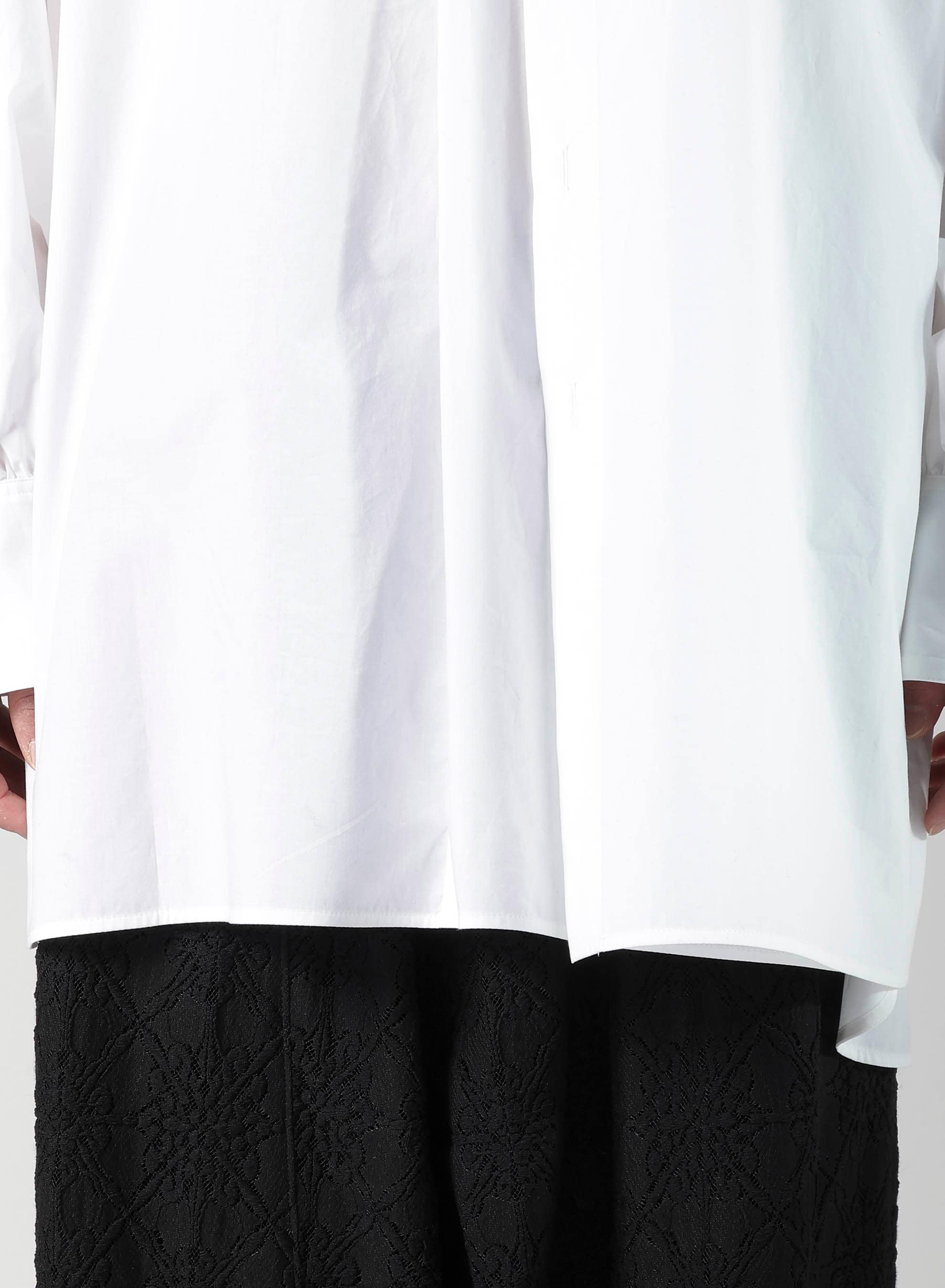 COMPACT TYPEWRITER PANEL DOUBLE BLOUSE