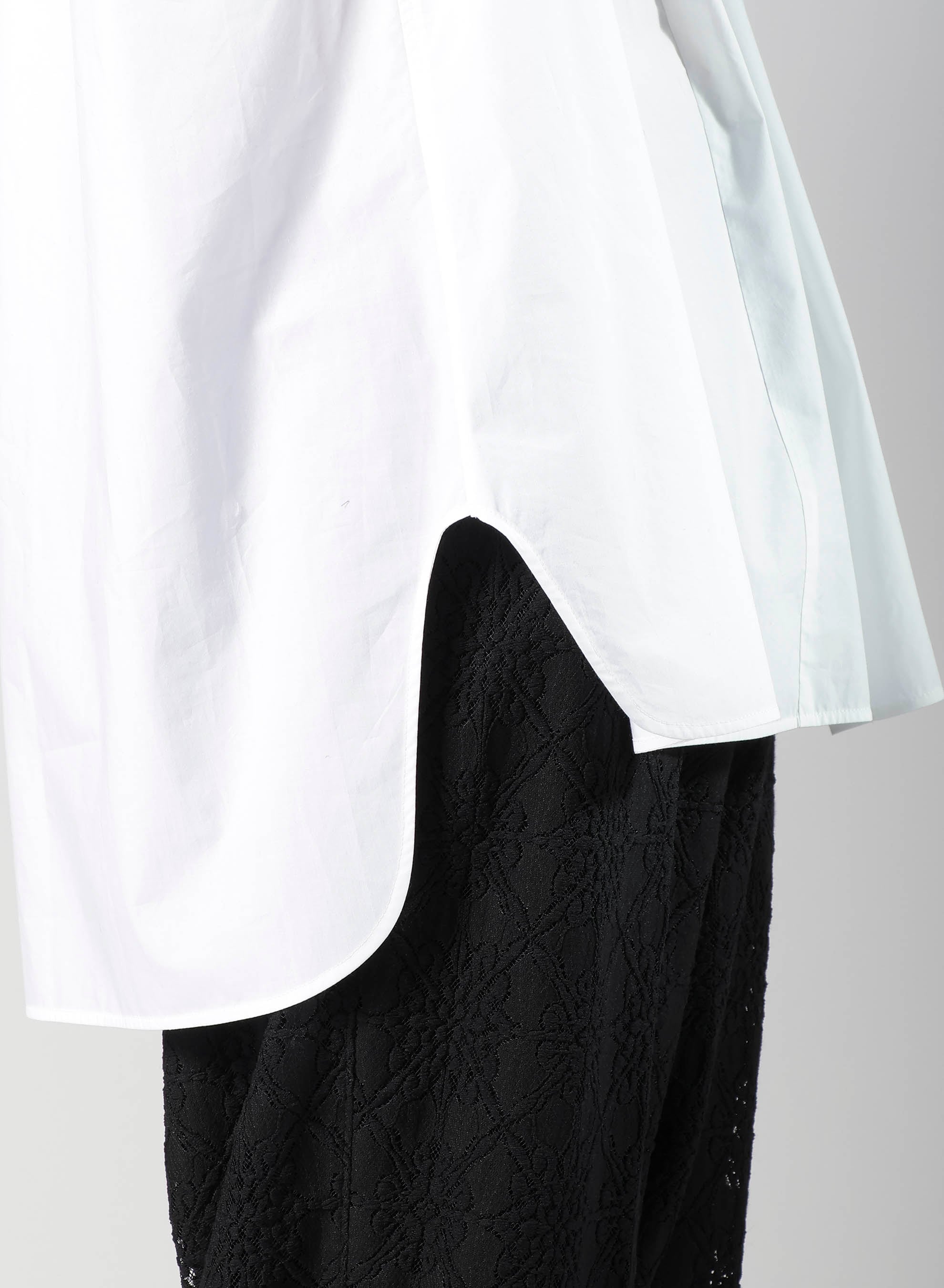 COMPACT TYPEWRITER PANEL DOUBLE BLOUSE
