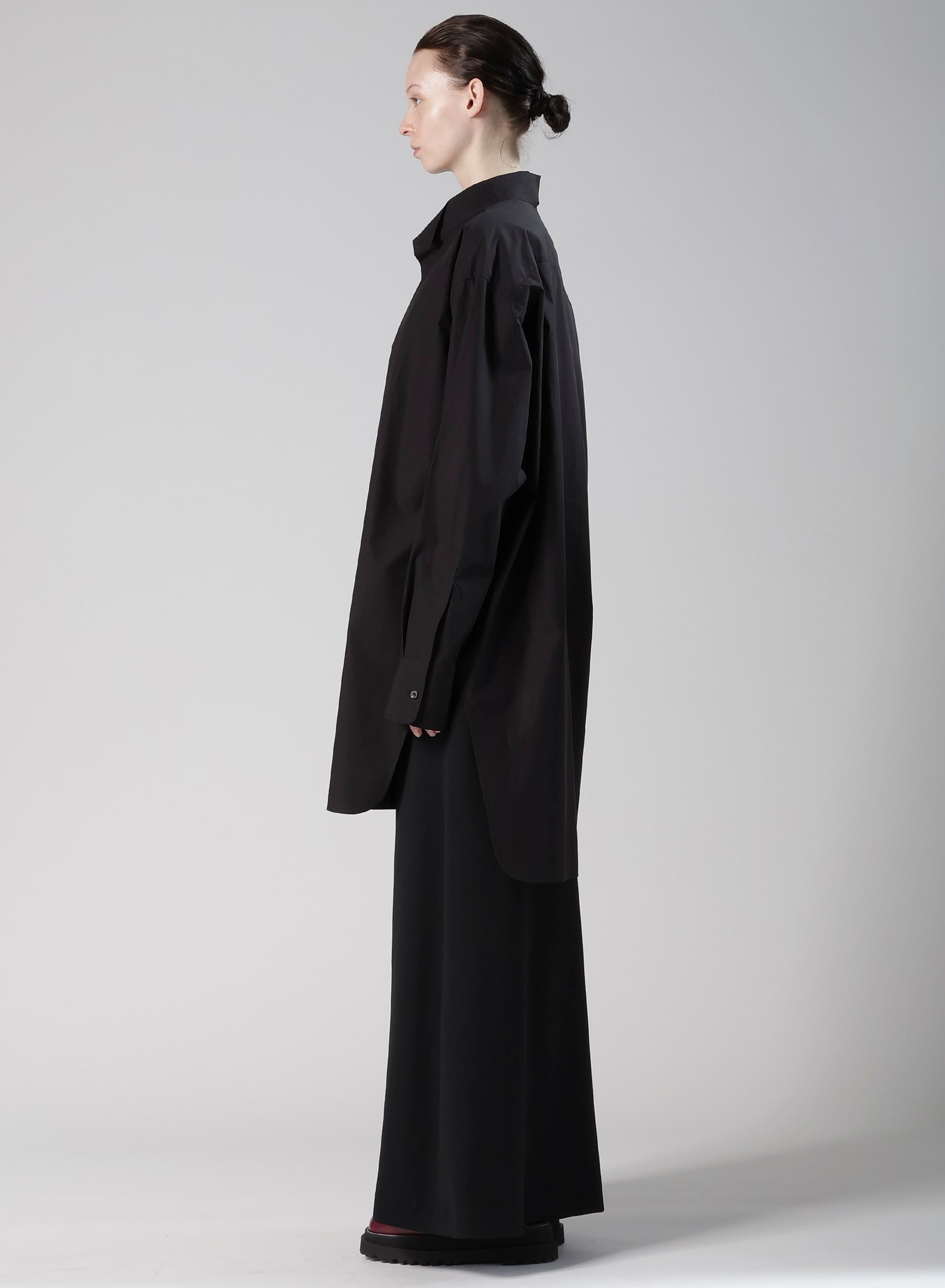 COMPACT TYPEWRITER WING COLLAR DOUBLE SHIRT
