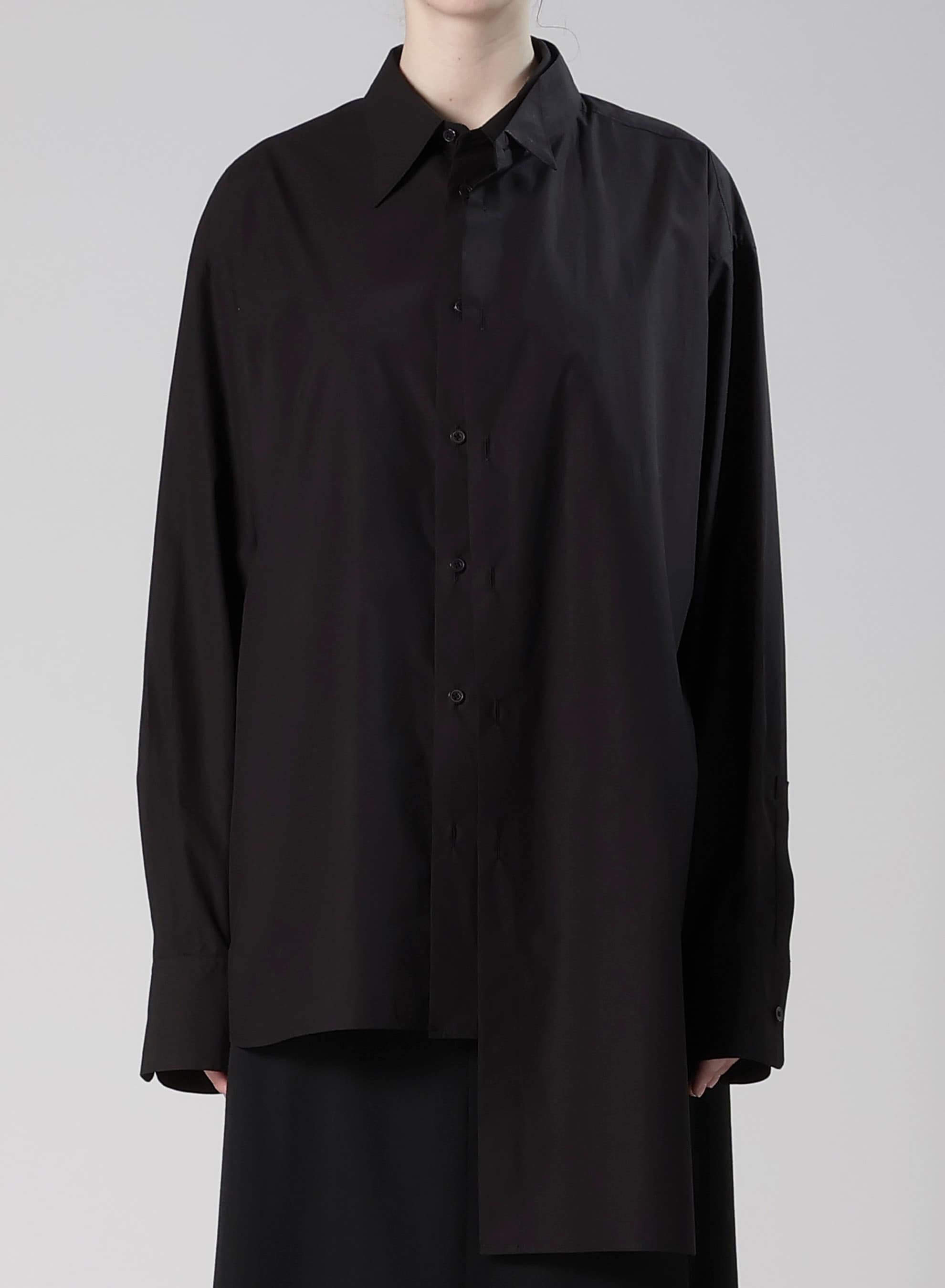 COMPACT TYPEWRITER WING COLLAR DOUBLE SHIRT
