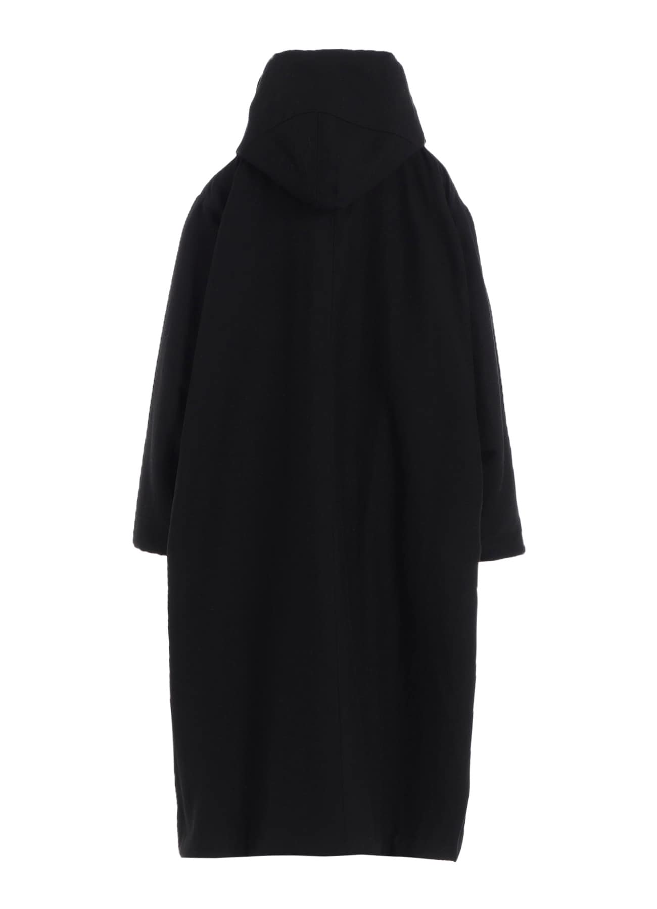 COTTON/FLAX MOLESKIN DETACHABLE HOODIE COAT