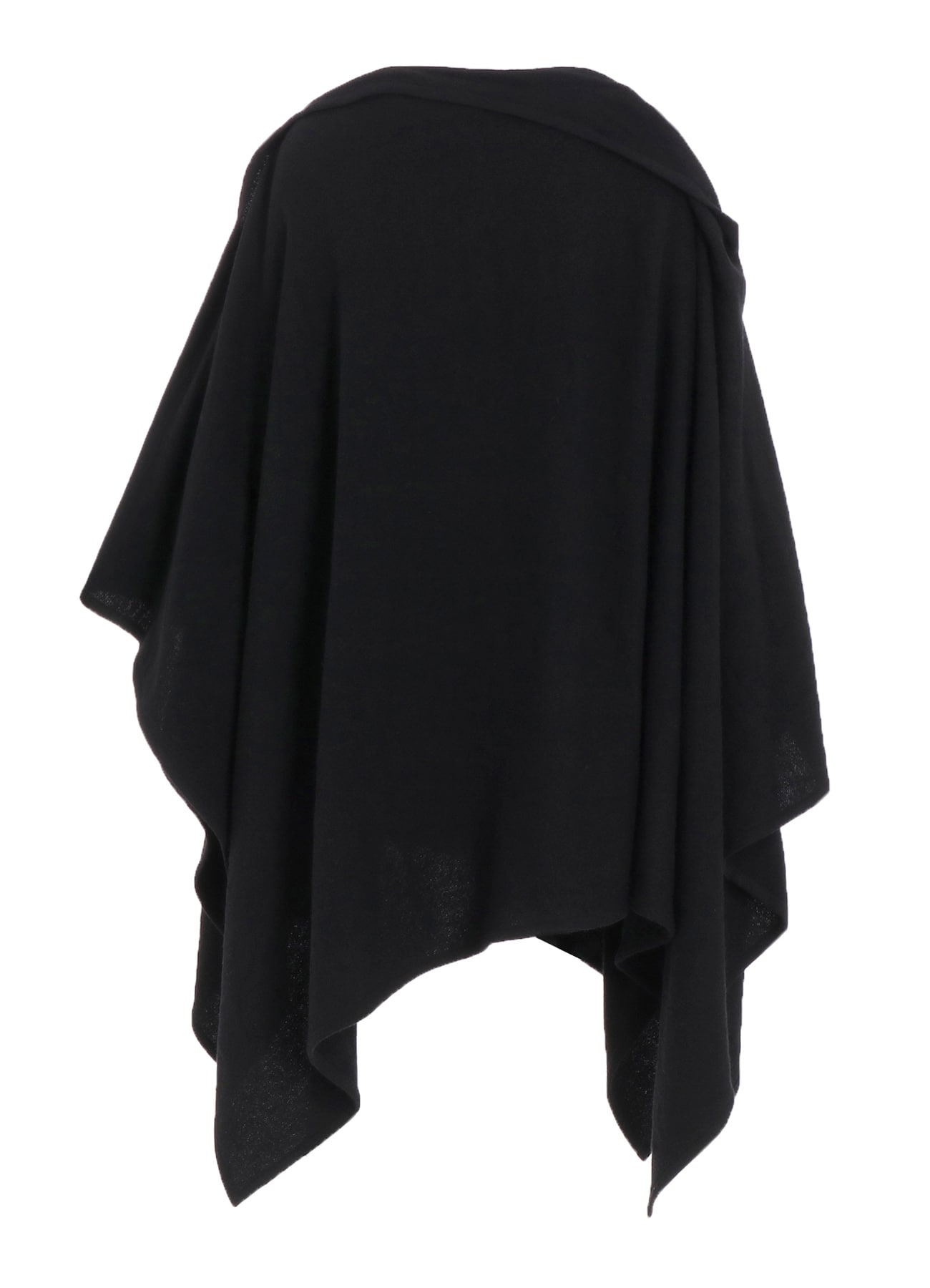 TOP VINTAGE FLANNEL ASYMMETRIC CAPE