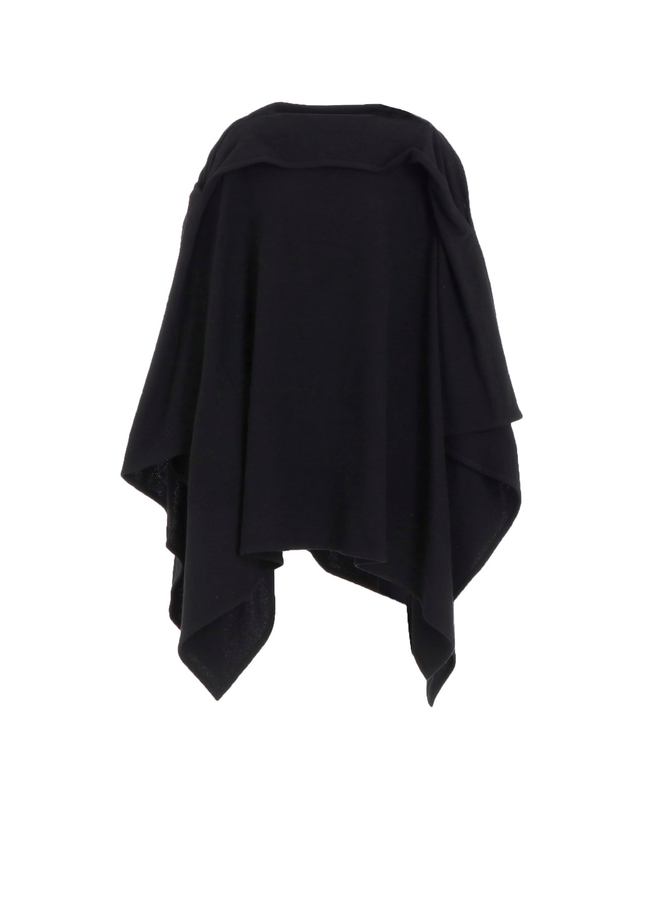 TOP VINTAGE FLANNEL ASYMMETRIC CAPE