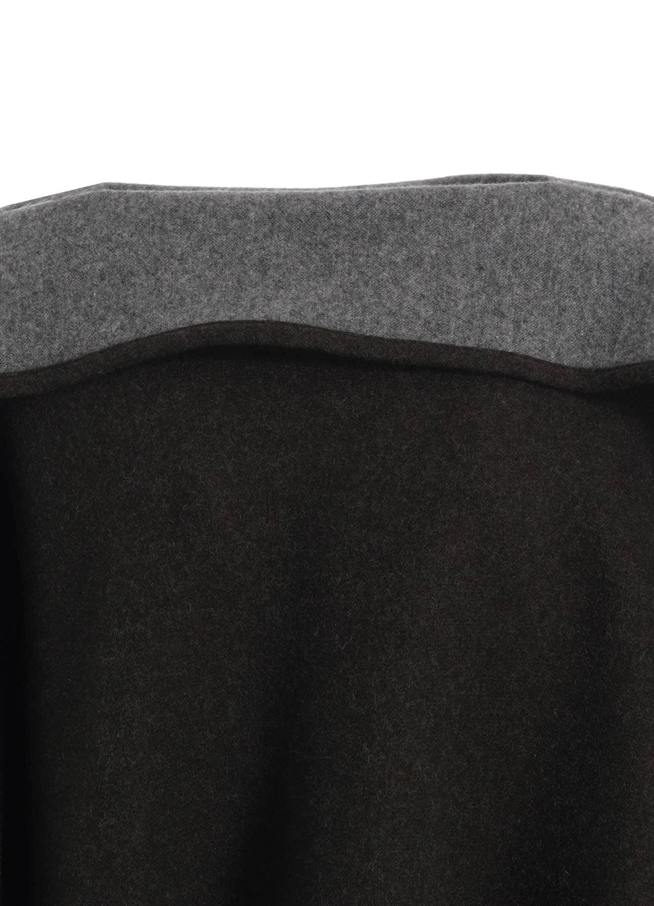 W/NY REVERSIBLE JERSEY ASYMMETERIC CAPE