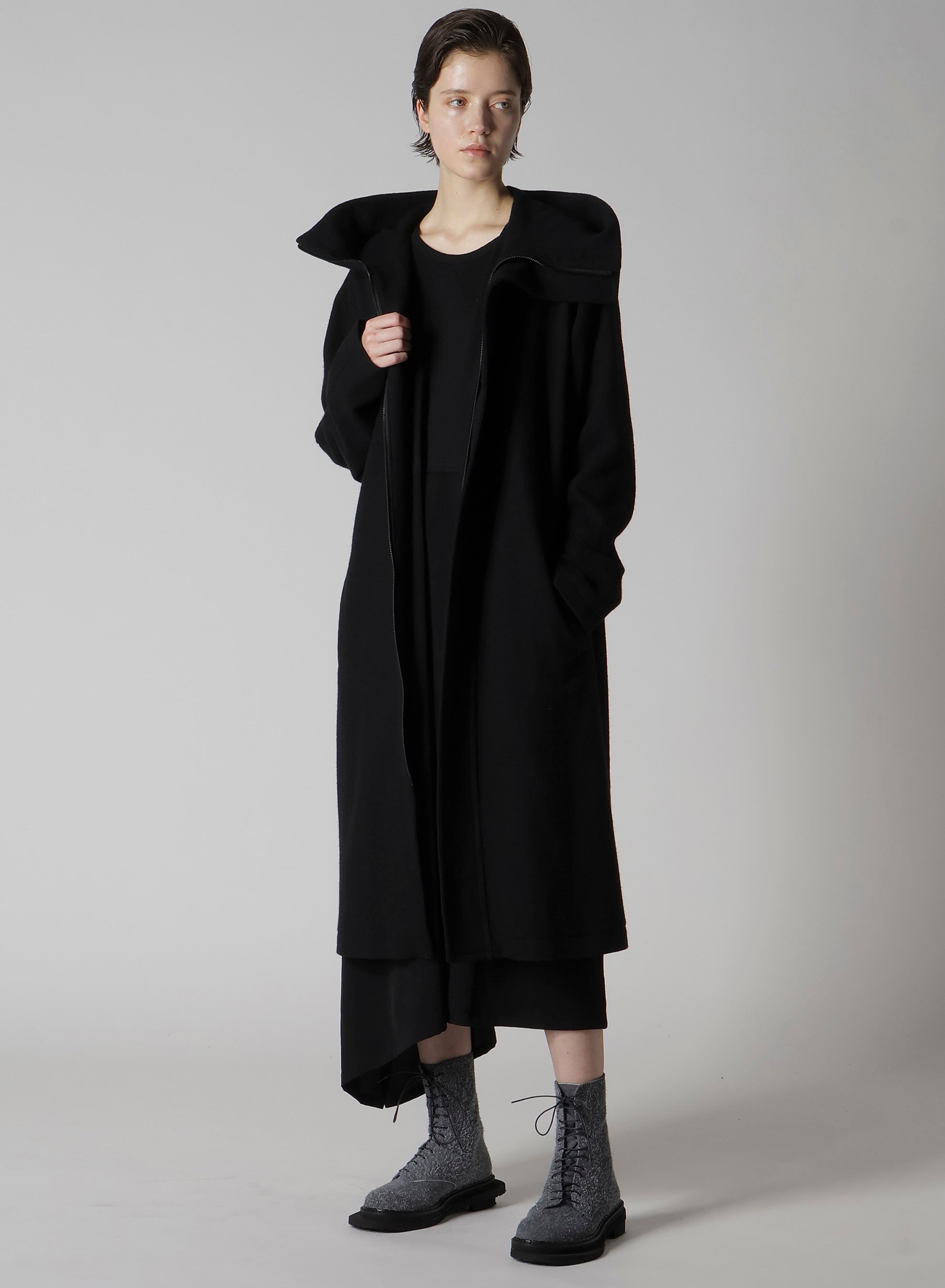 TOP VINTAGE FLANNEL HOODIE COAT