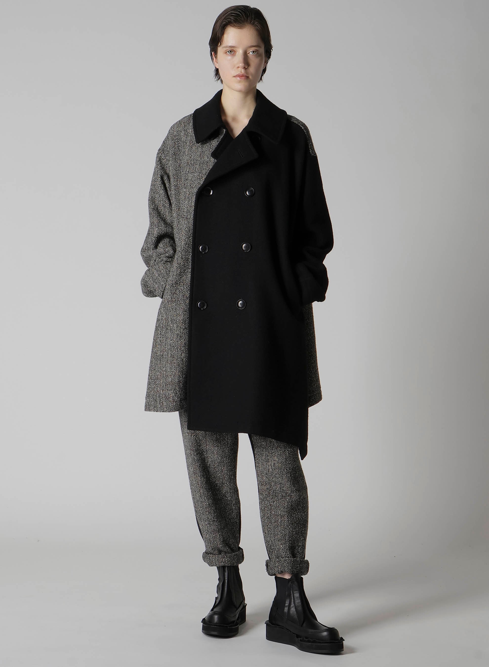 BIG HERRINGBONE P COAT