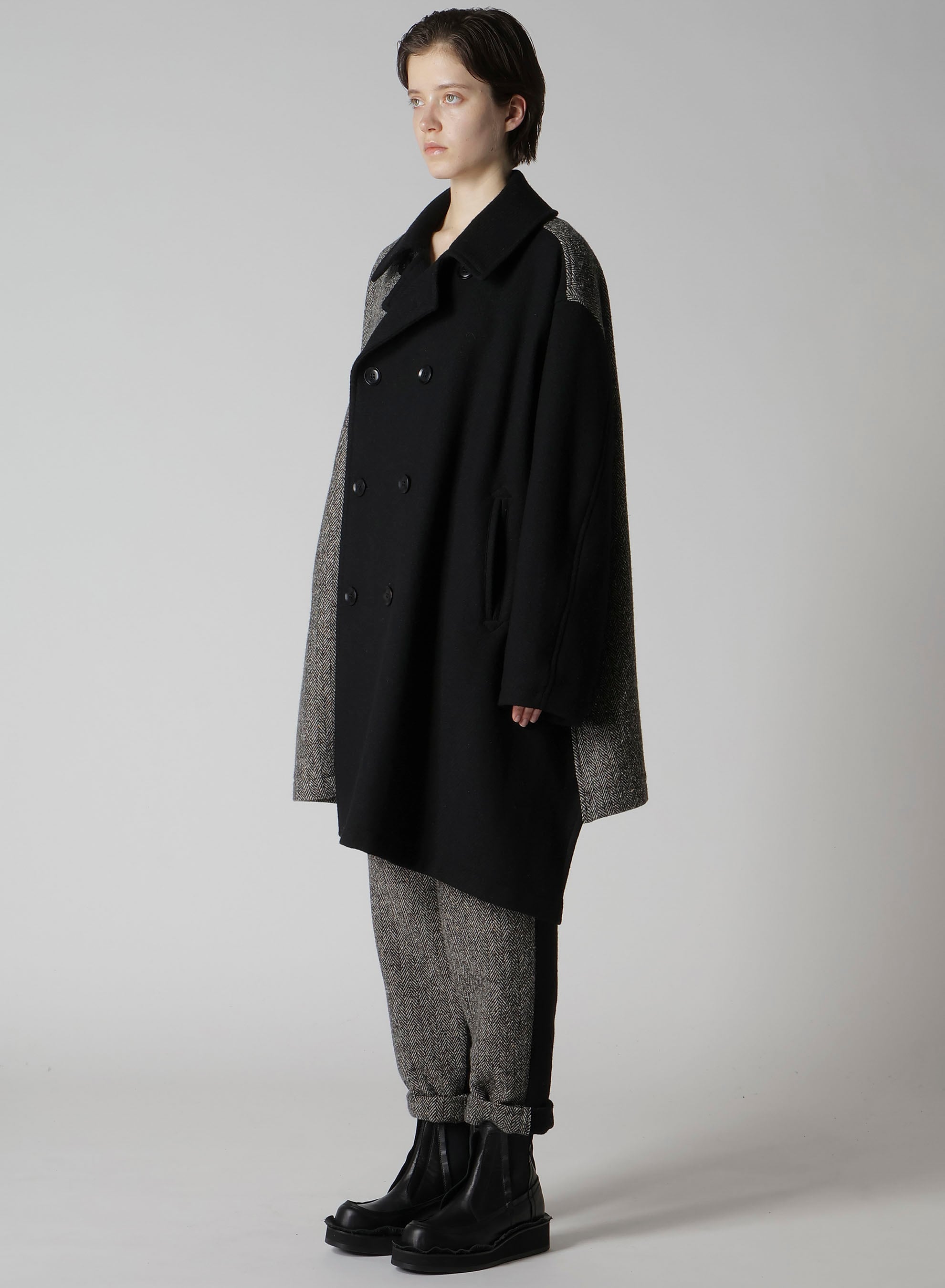 BIG HERRINGBONE P COAT