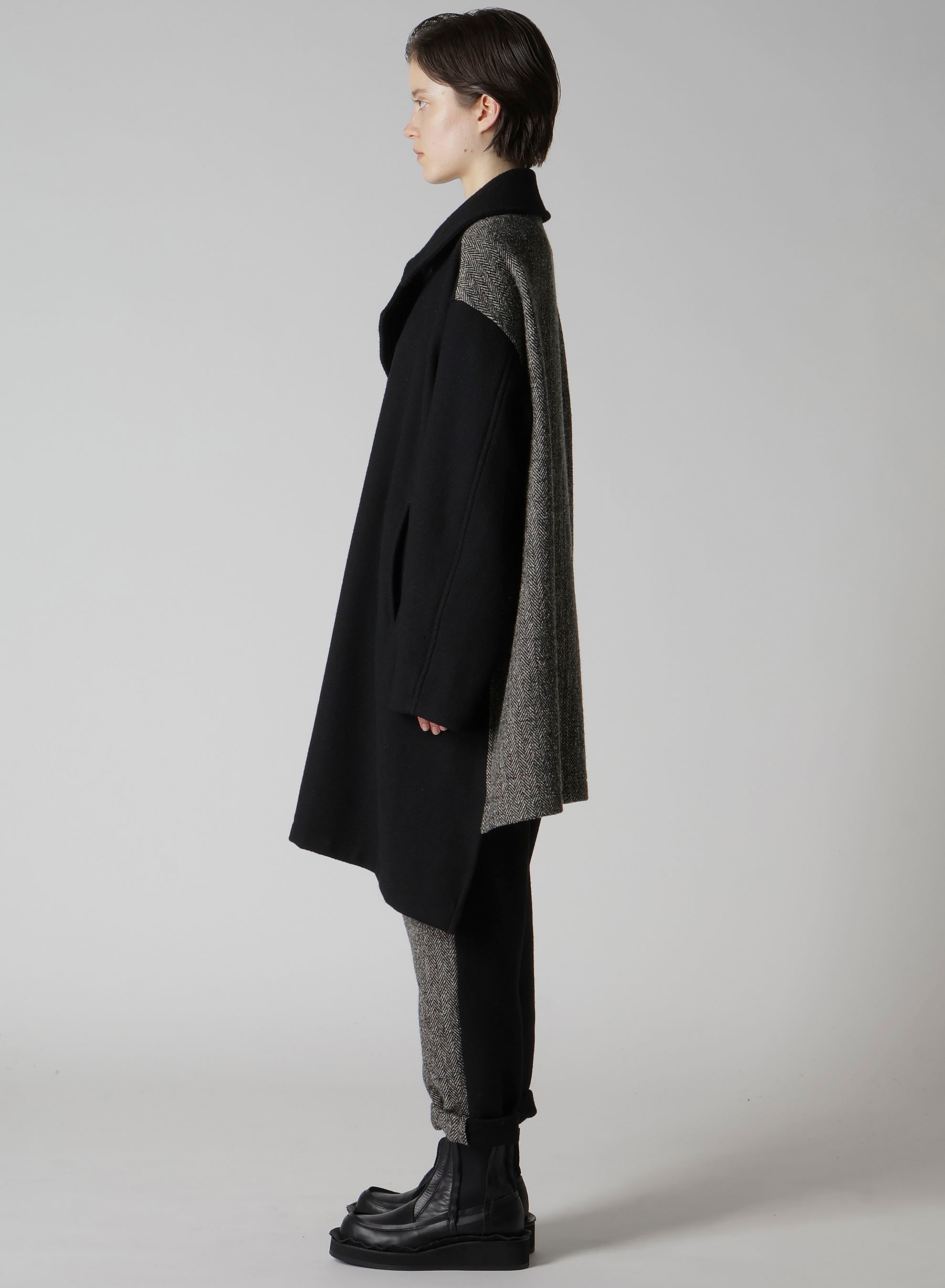 BIG HERRINGBONE P COAT