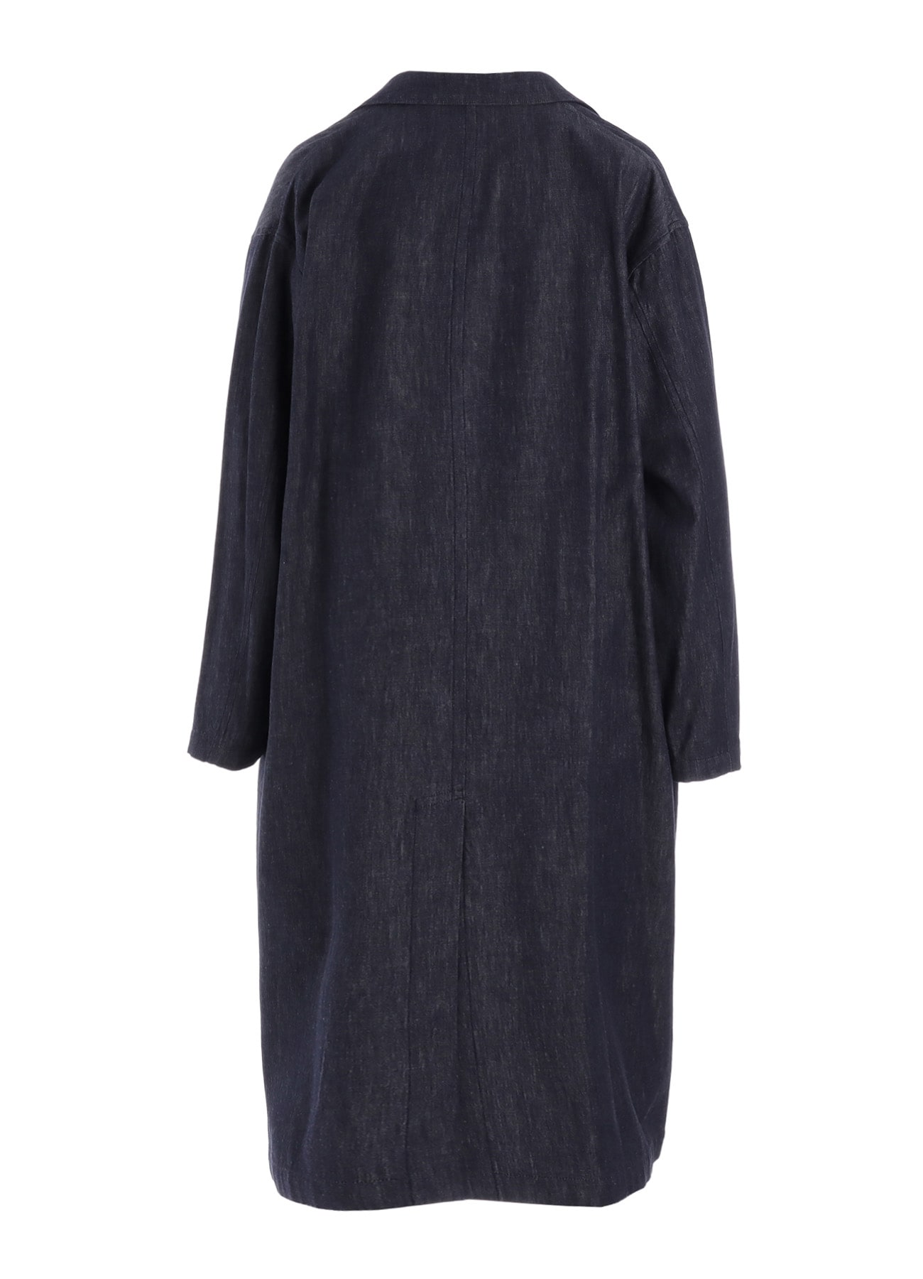 6OZ DENIM GARMENT FINISH 3-BUTTON TAILORED COAT