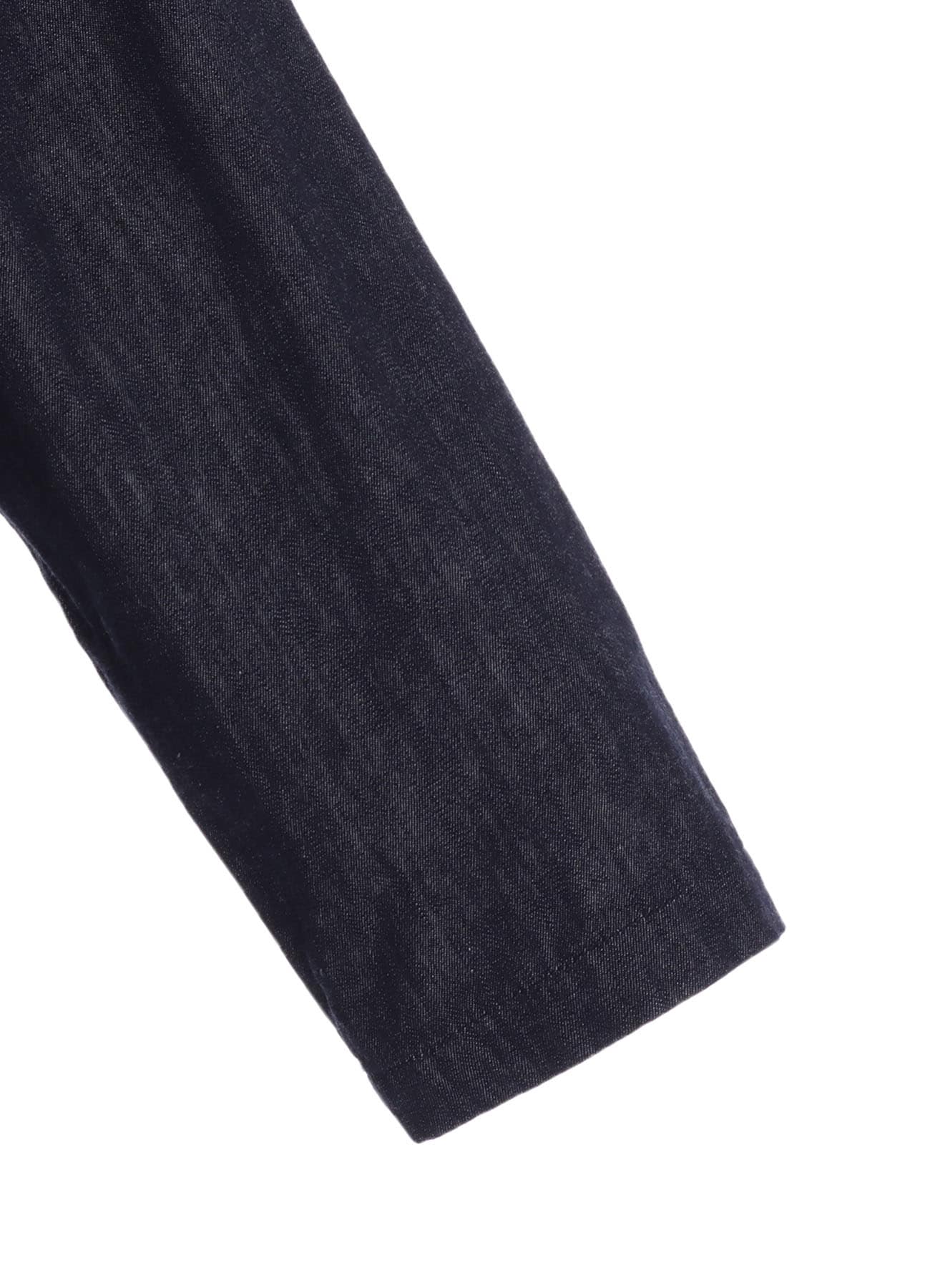 6OZ DENIM GARMENT FINISH 3-BUTTON TAILORED COAT