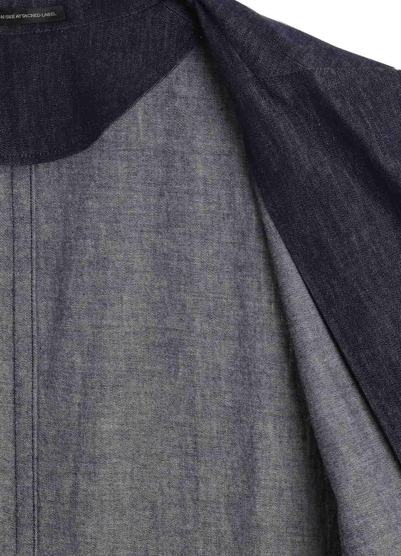 6OZ DENIM GARMENT FINISH 3-BUTTON TAILORED COAT