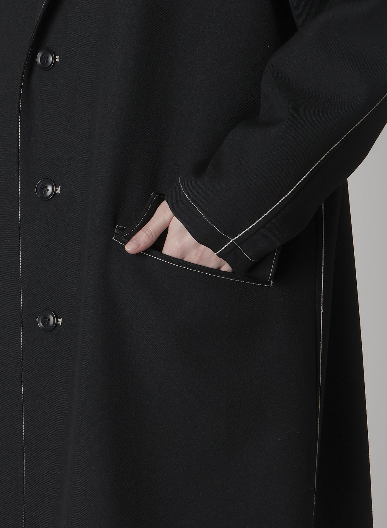 MARINE SAILOR 3-BUTTON TAILORED COAT