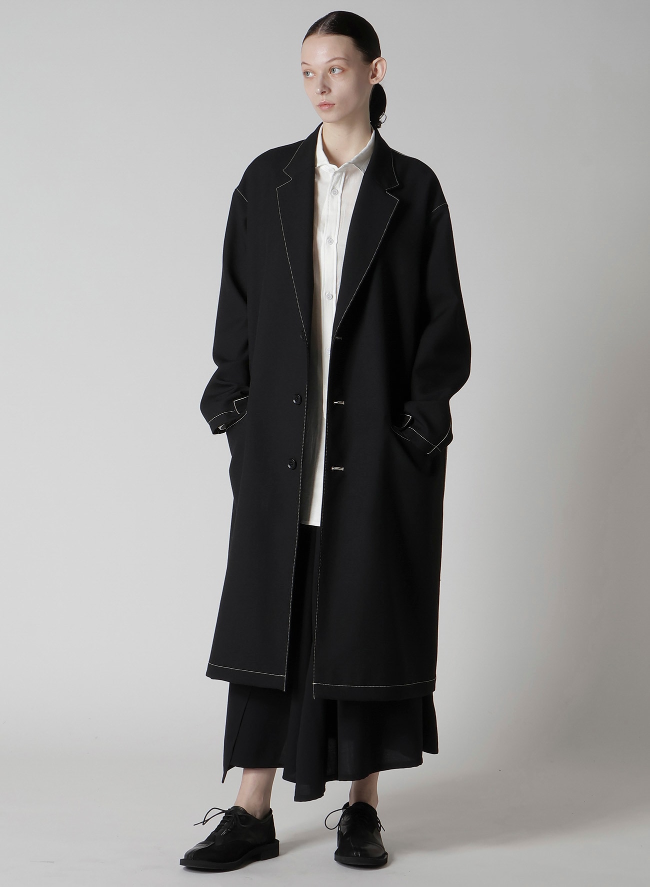 MARINE SAILOR 3-BUTTON TAILORED COAT