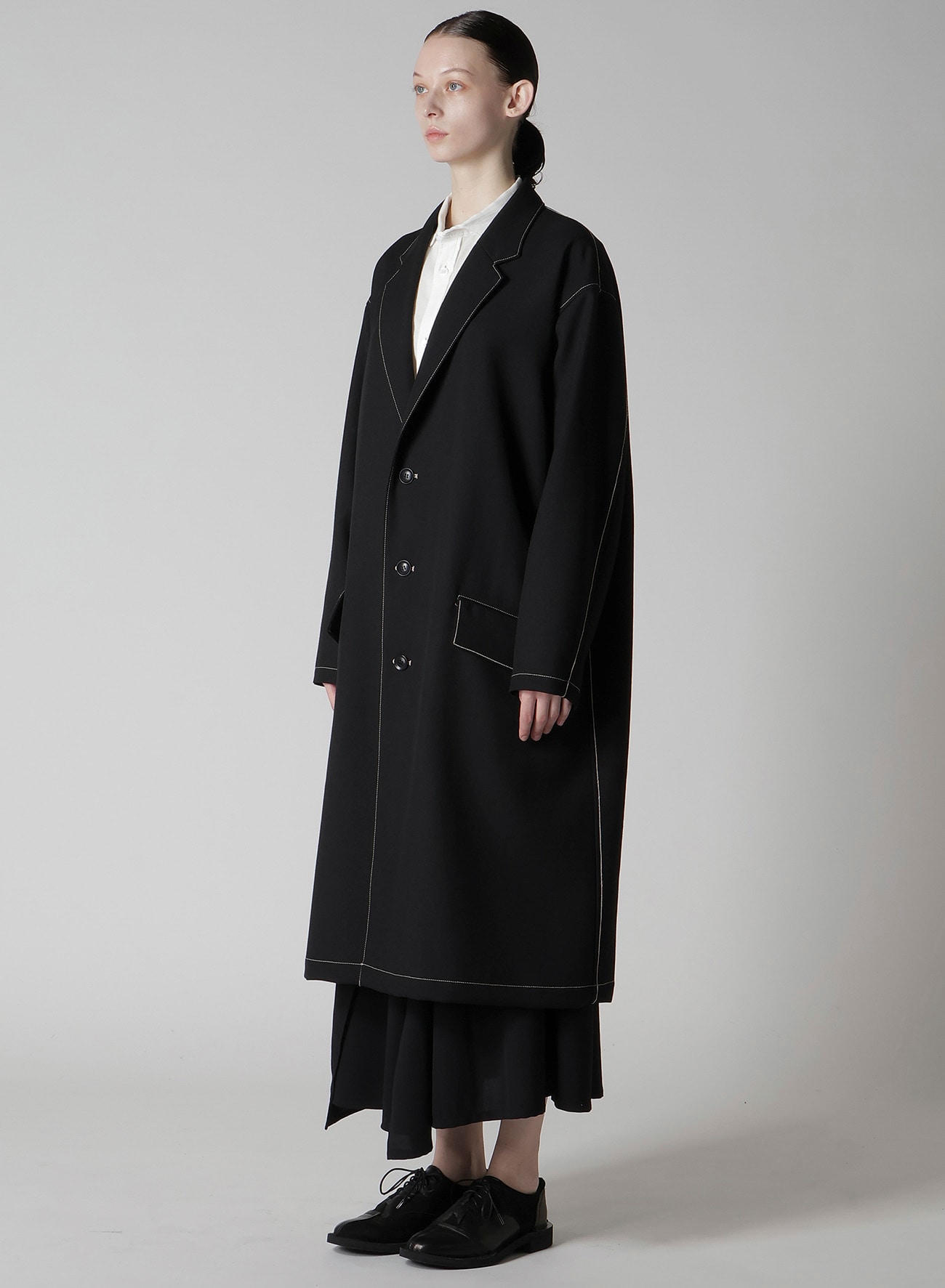 MARINE SAILOR 3-BUTTON TAILORED COAT