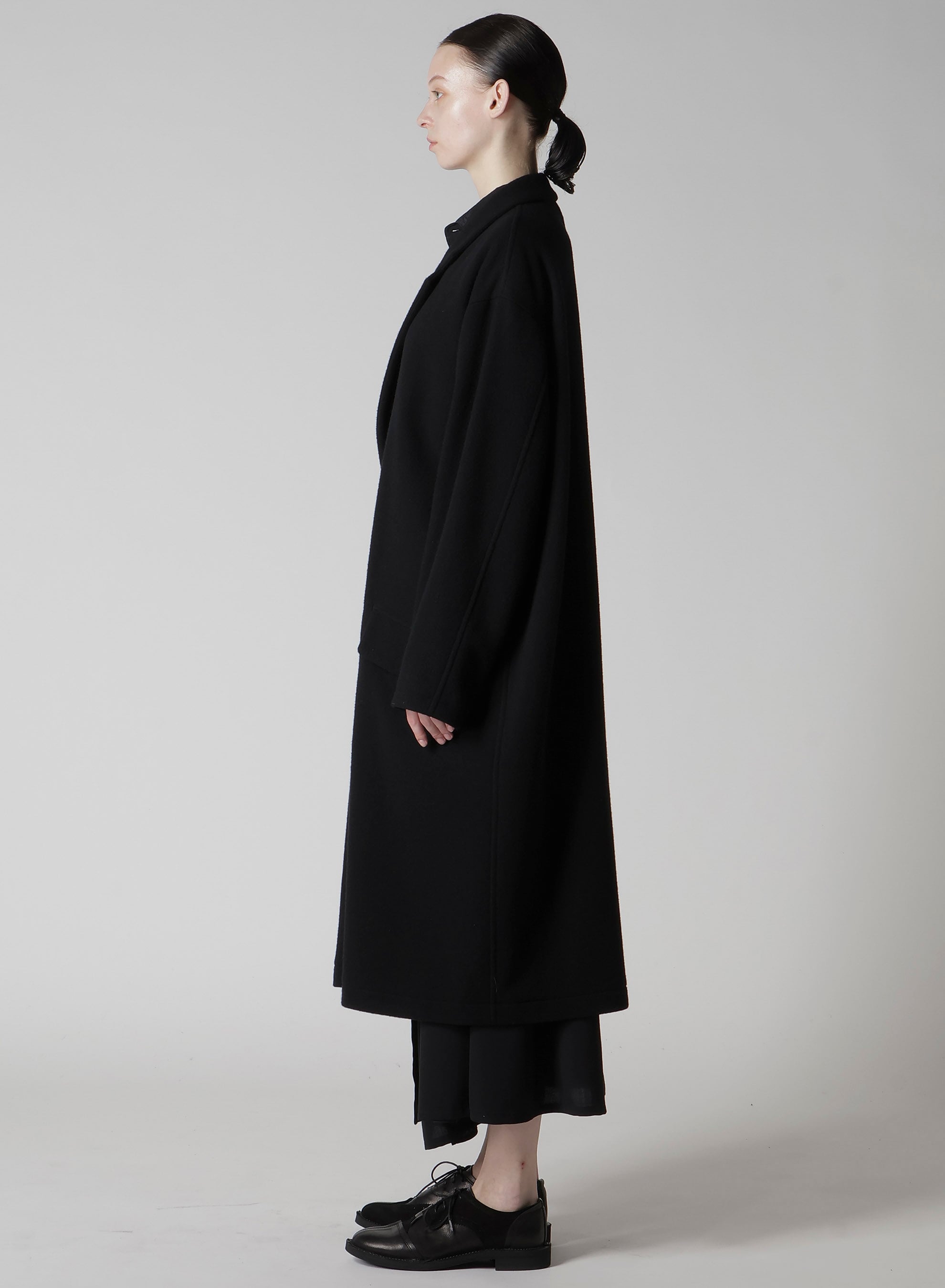 WOOL MOSSER 3-BUTTON TAILORED COAT
