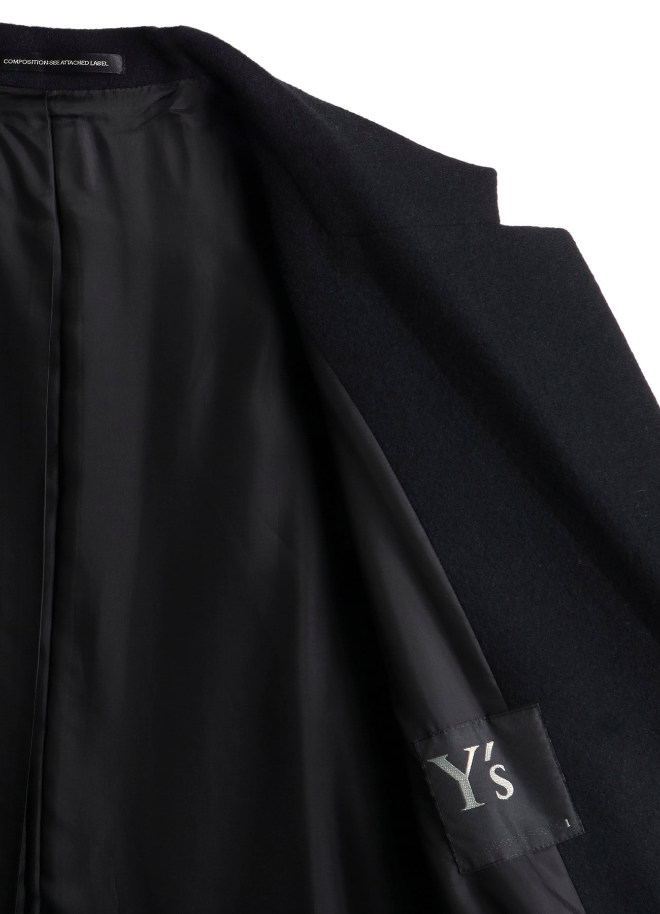 WOOL MOSSER 3-BUTTON TAILORED COAT