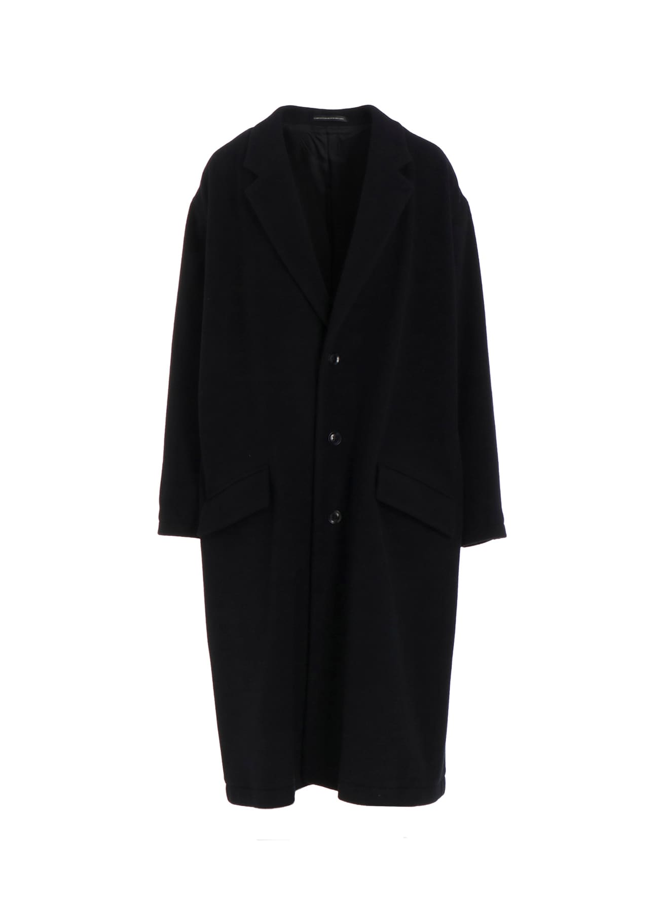 WOOL MOSSER 3-BUTTON TAILORED COAT