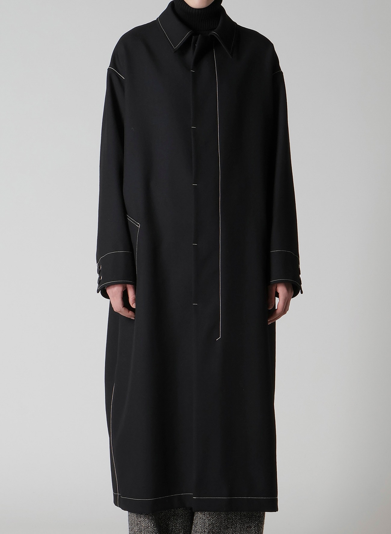 MARINE SAILOR TURN OVER COLLAR COAT