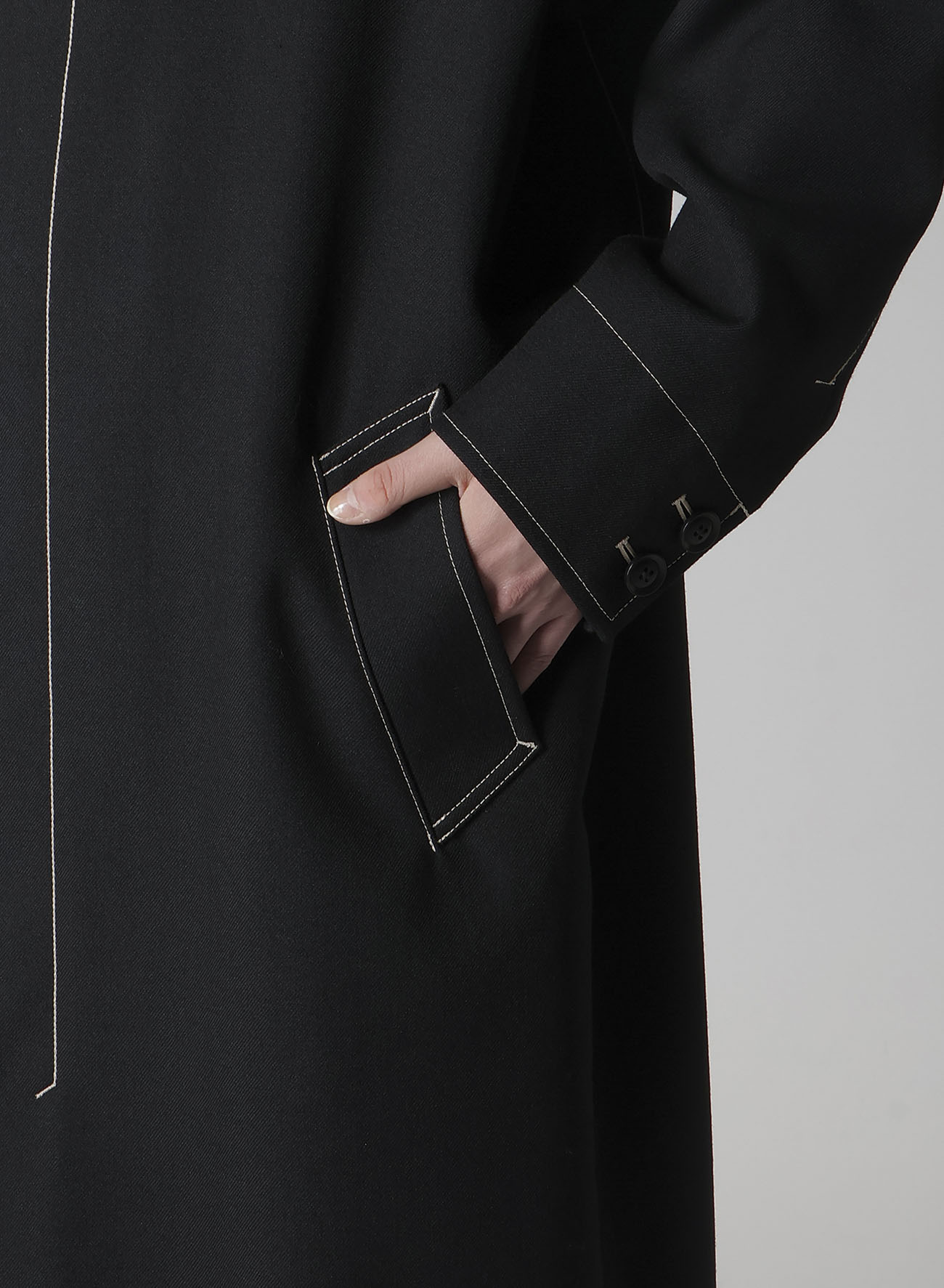 MARINE SAILOR TURN OVER COLLAR COAT