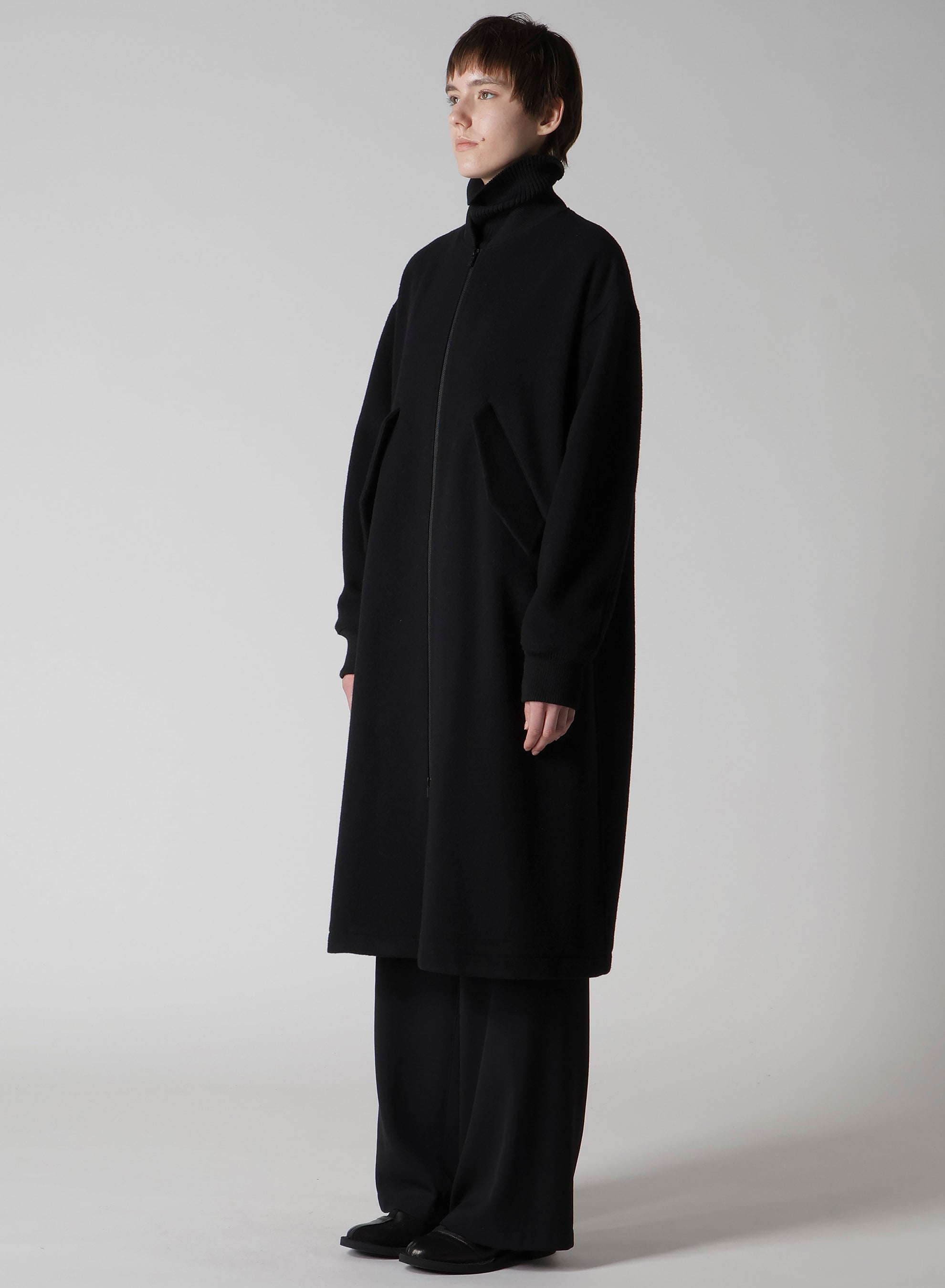 Y's WOOL MOSSER LONG CAPE ロングコート AIRY MOSSER LONG CAPE COAT – THE SHOP YOHJI YAMAMOTO