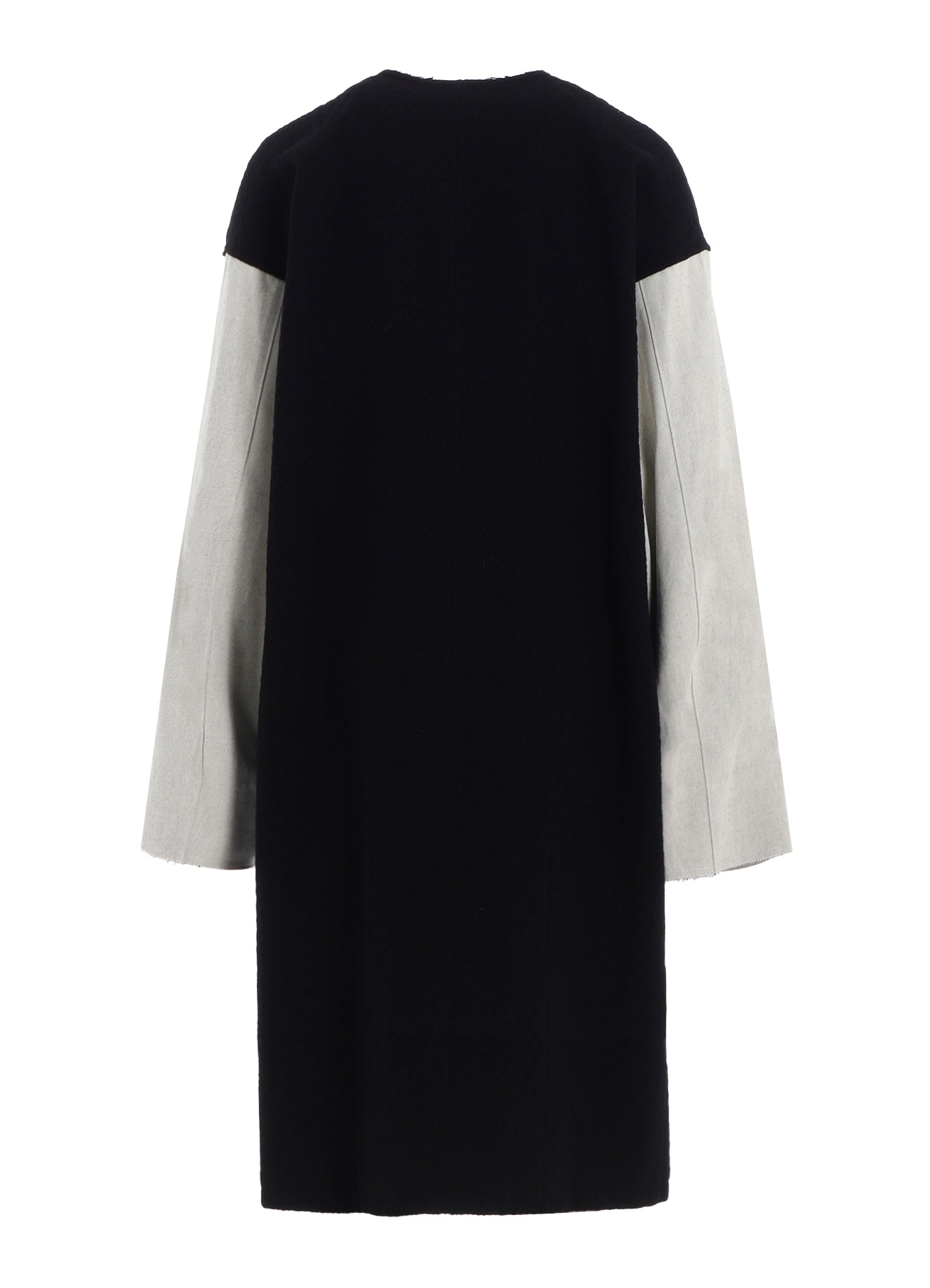 CABLE JQ KNIT COLLERLESS COAT