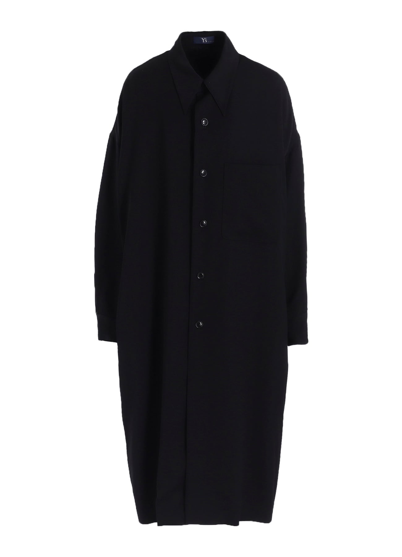 WOOL GABARDINE LONG COAT