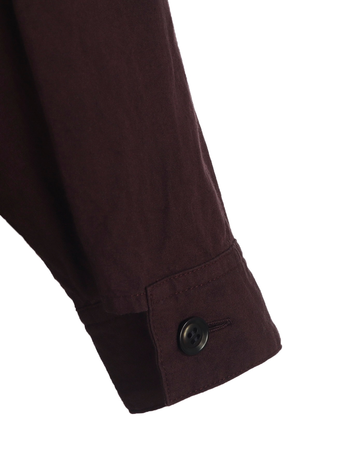 GARMENT-DYED OPEN COLLAR SHIRTS DRESS