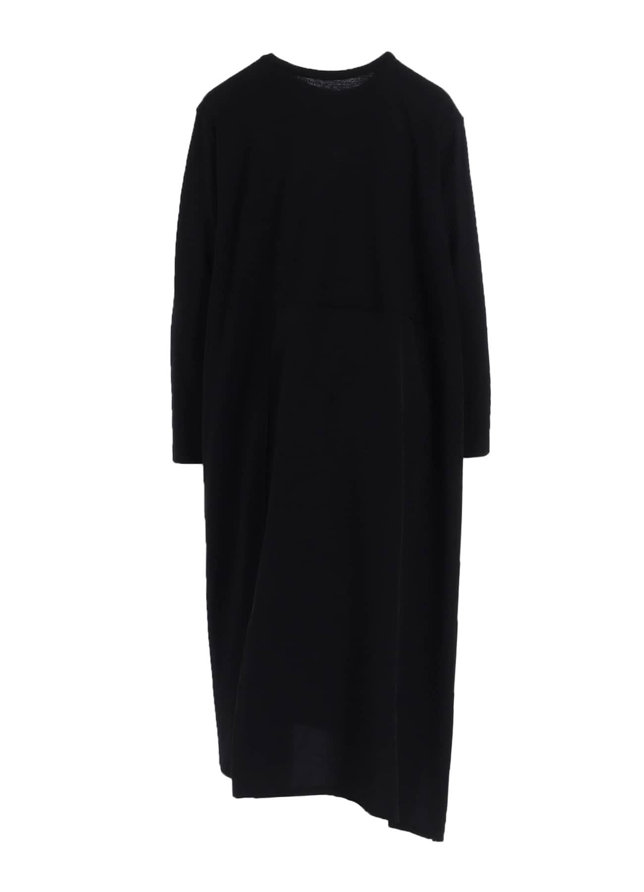 COMBINATION LONG SLEEVE DRESS(XS Black): Y's｜THE SHOP YOHJI