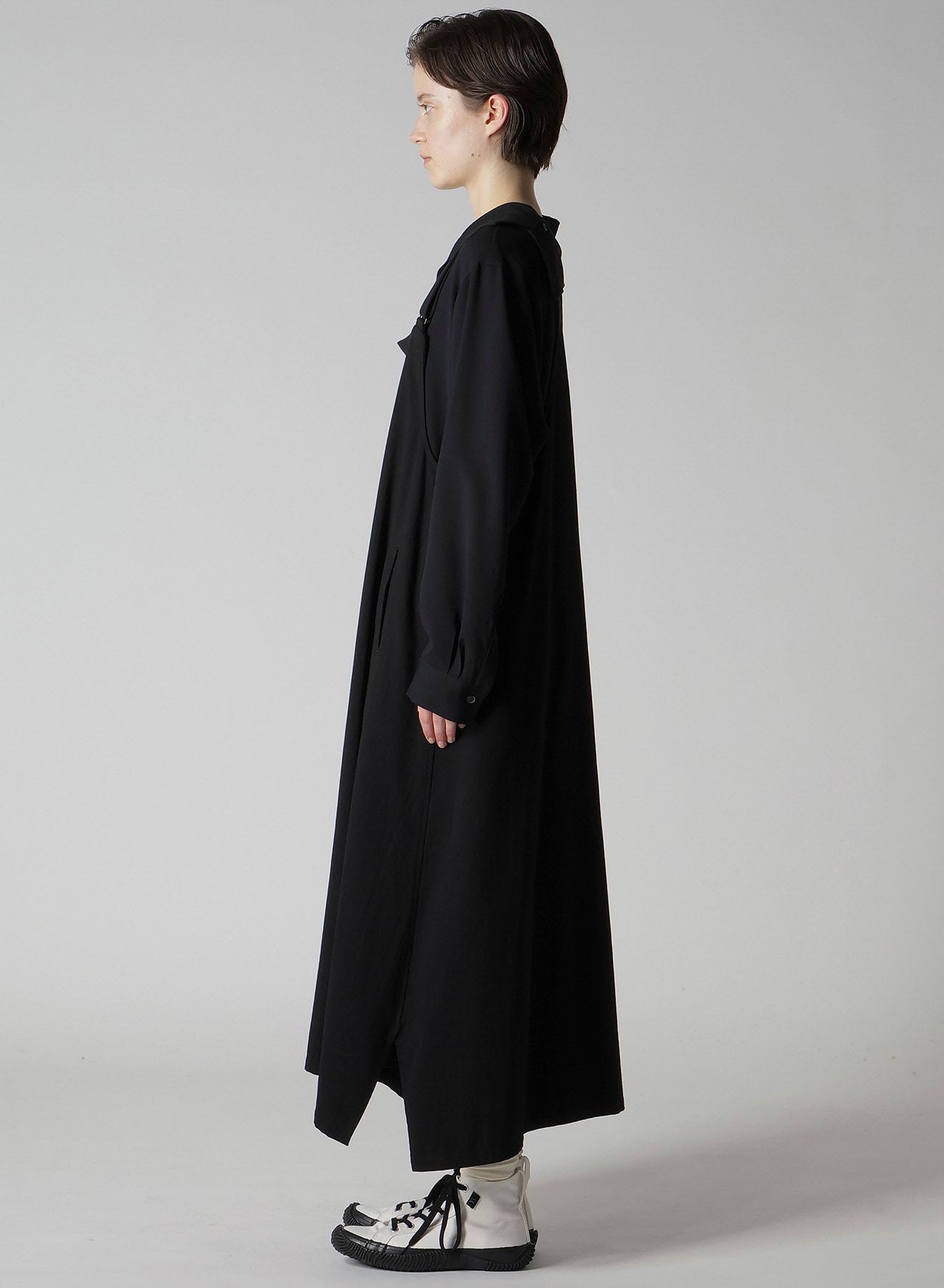 C/RY GABARDINE OVERALLS DRESS