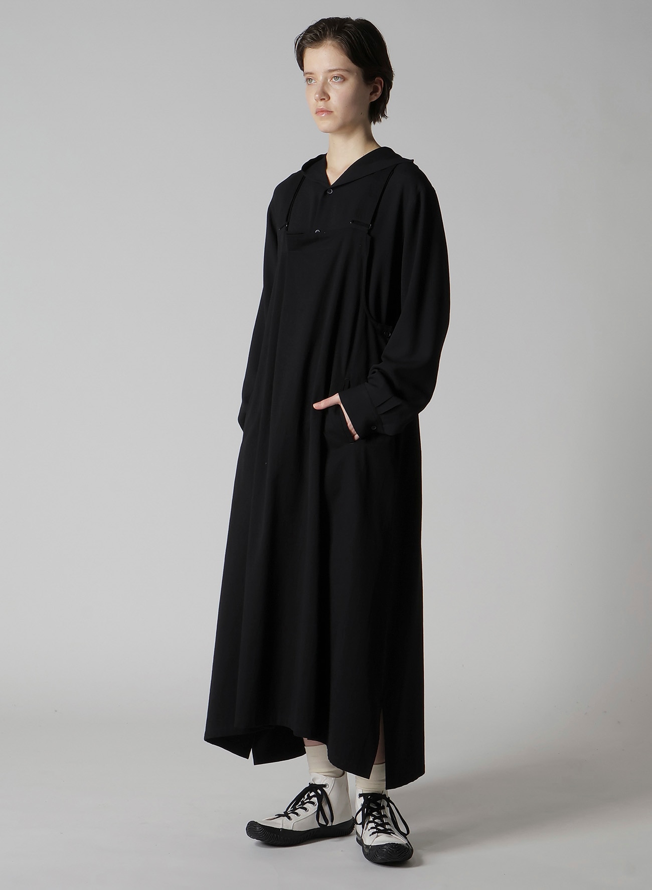C/RY GABARDINE OVERALLS DRESS
