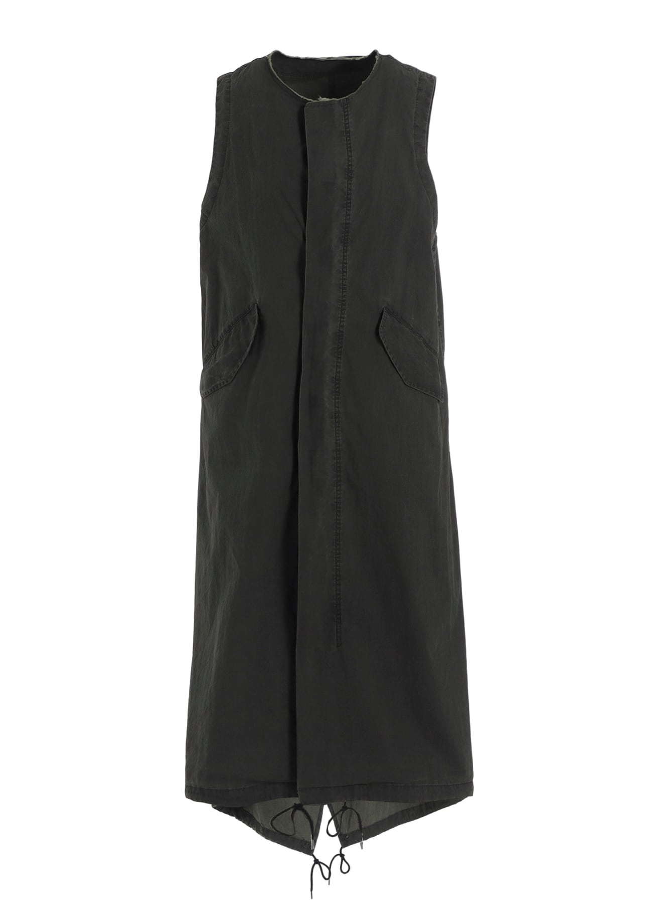 C/N PIGMENT COATED FISHTAIL DRESS