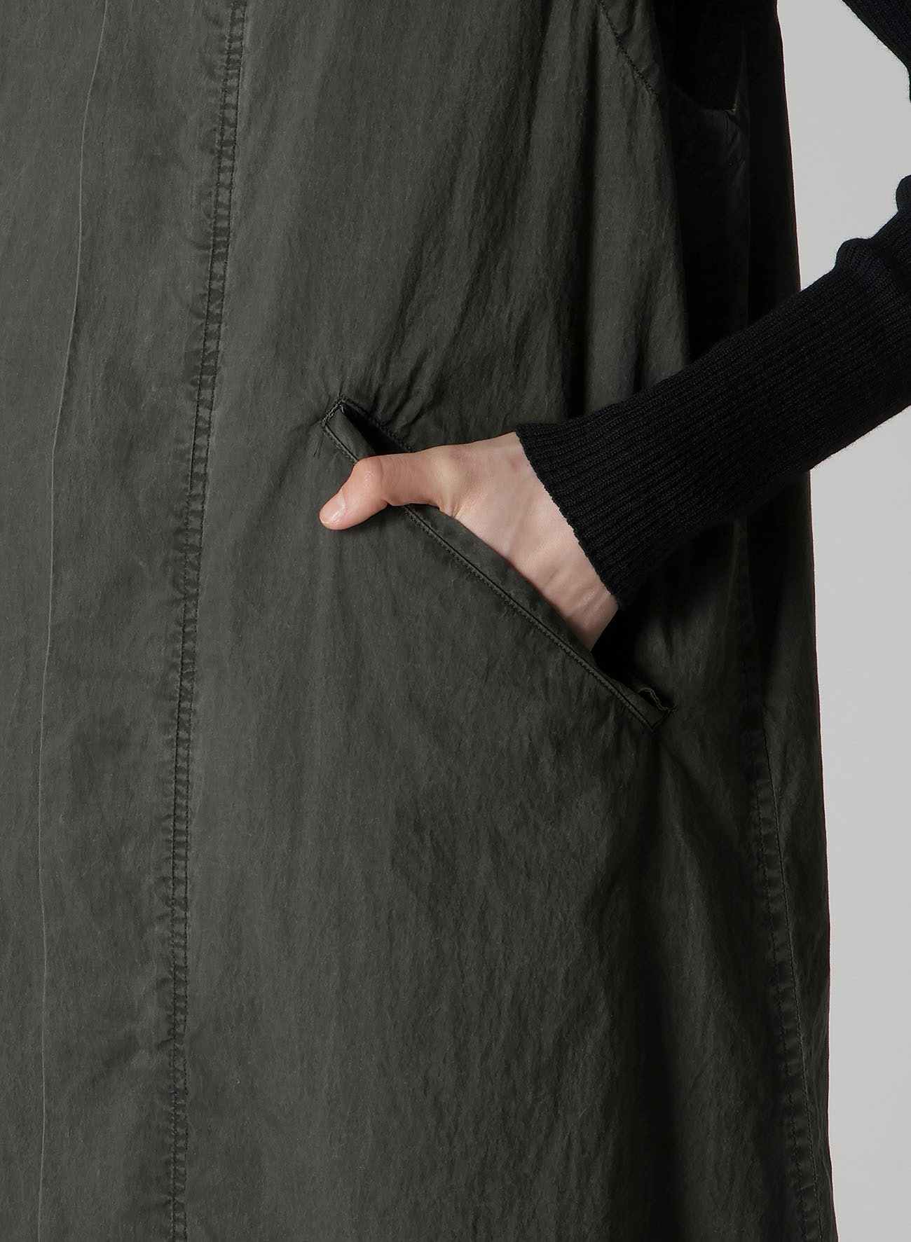 C/N PIGMENT COATED FISHTAIL DRESS