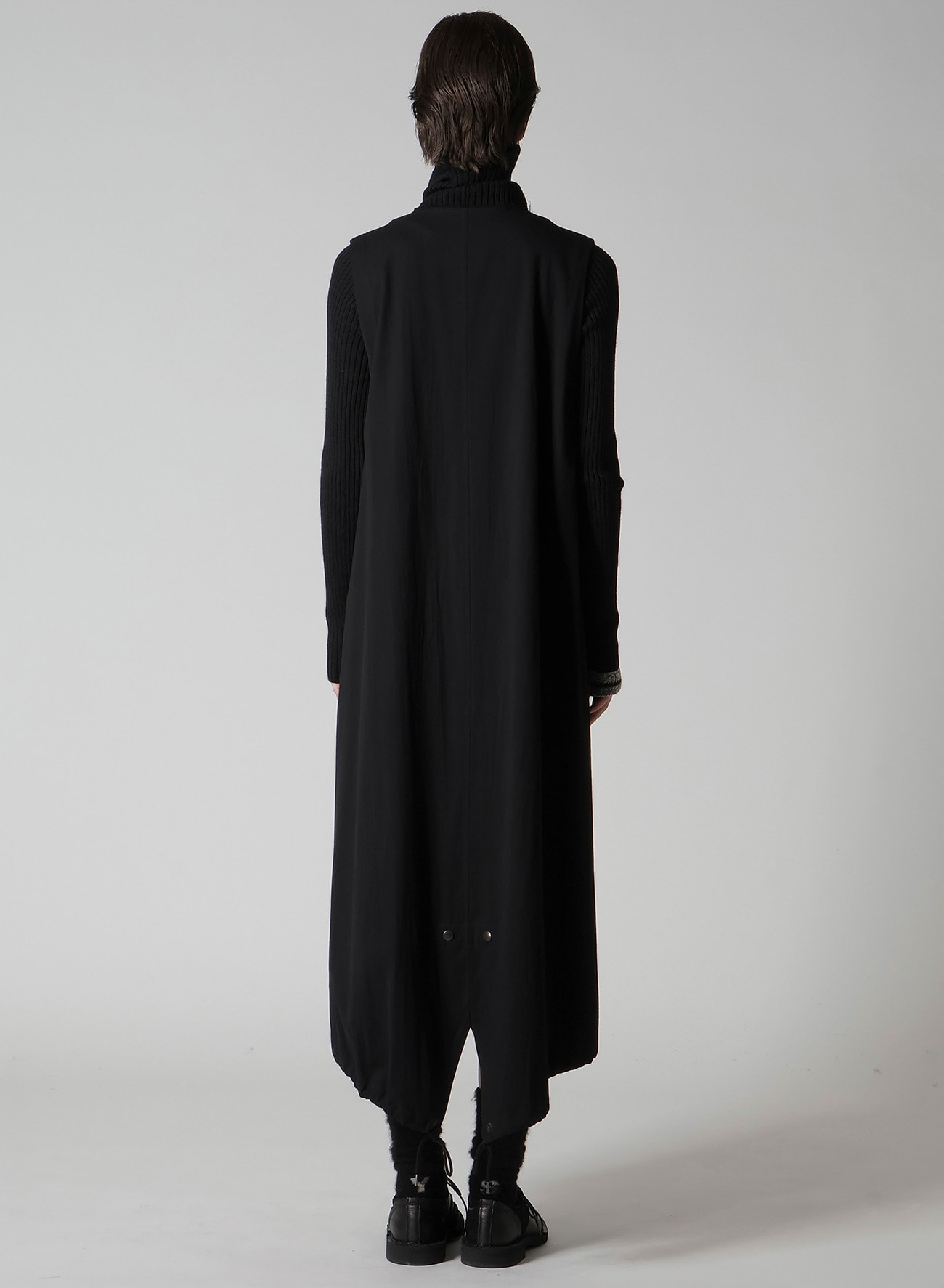 C/RY GABARDINE FISH TAIL DRESS