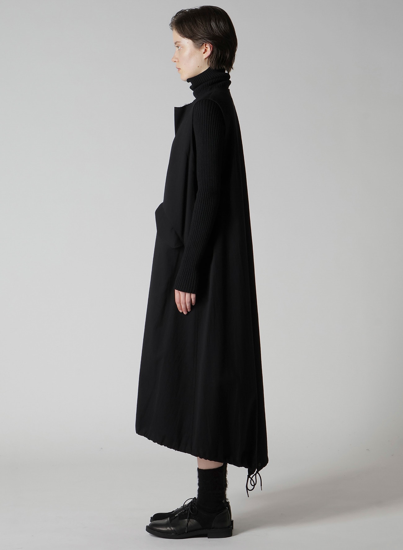 C/RY GABARDINE FISH TAIL DRESS