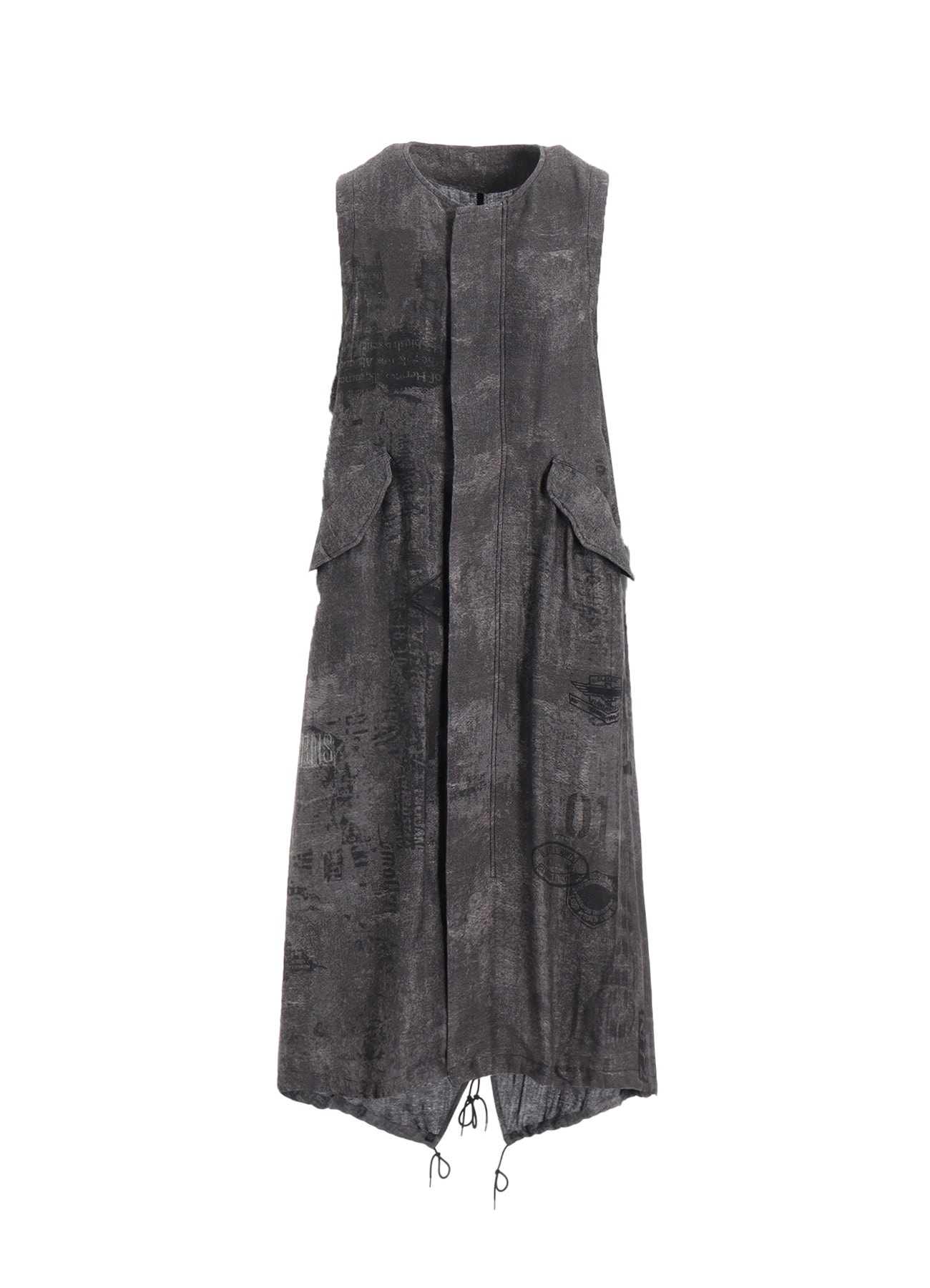 PATCH DESIGN PRINT FISH TAIL DRESS