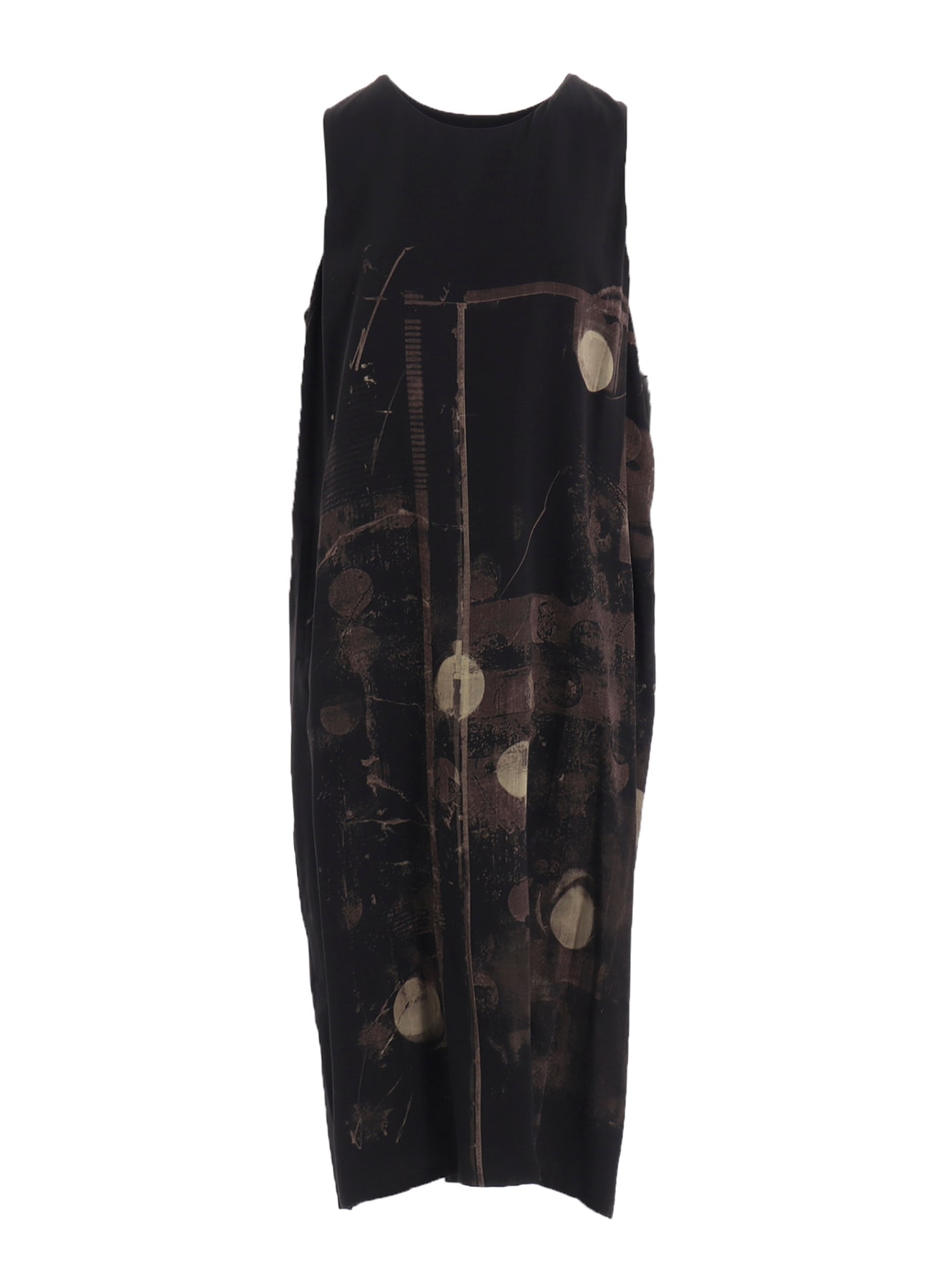 DUNGEREE TWILL SLEEVELESS DRESS