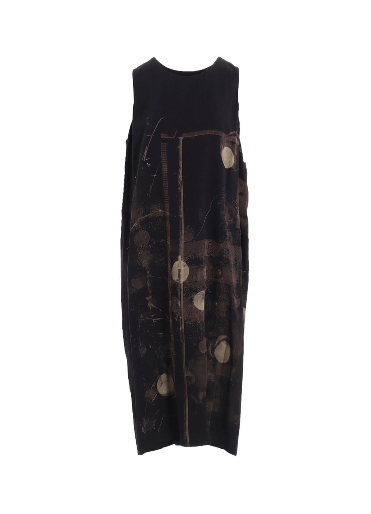 DUNGEREE TWILL SLEEVELESS DRESS