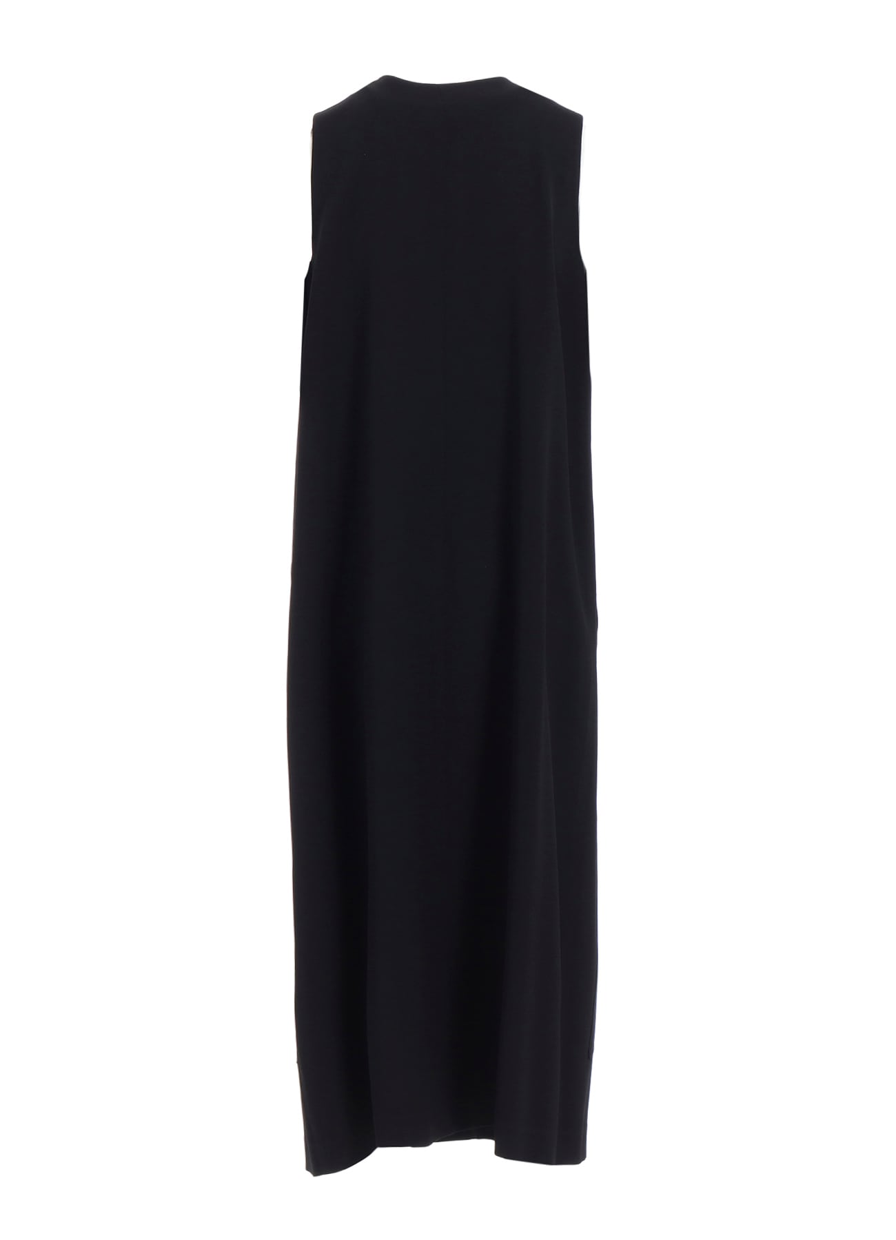 WOOL GABARDINE FRONT OPEN DRESS