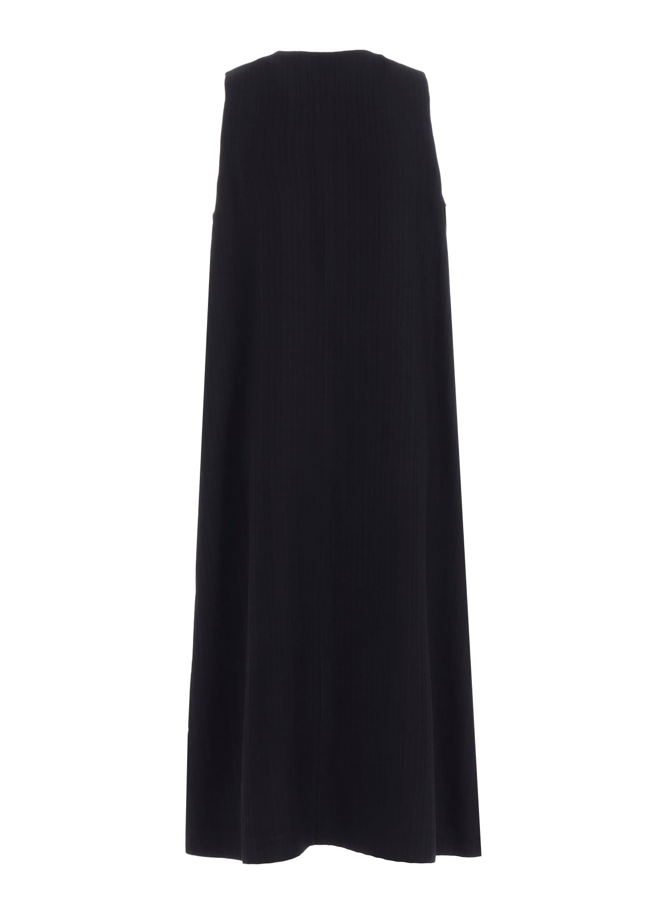 VISCOSE TWEED STRIPE FRONT OPEN DRESS