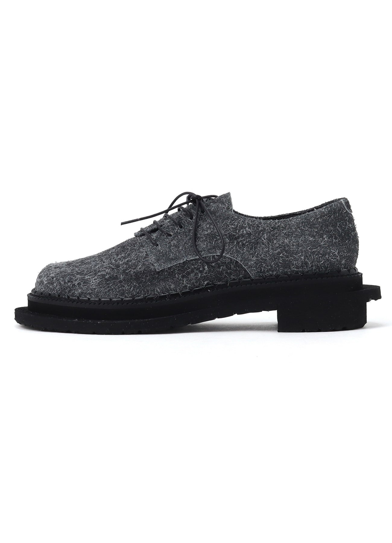 BRUSHED SUEDE TWISTED SHOES