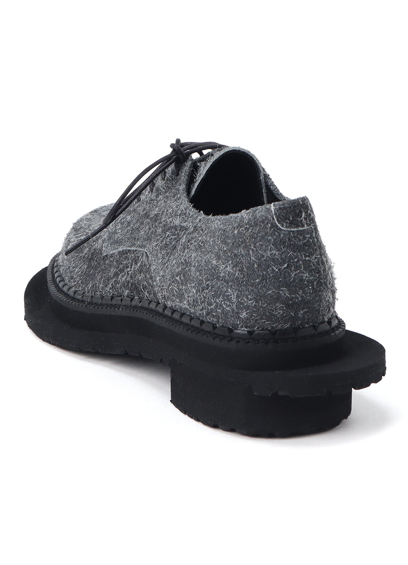 BRUSHED SUEDE TWISTED SHOES