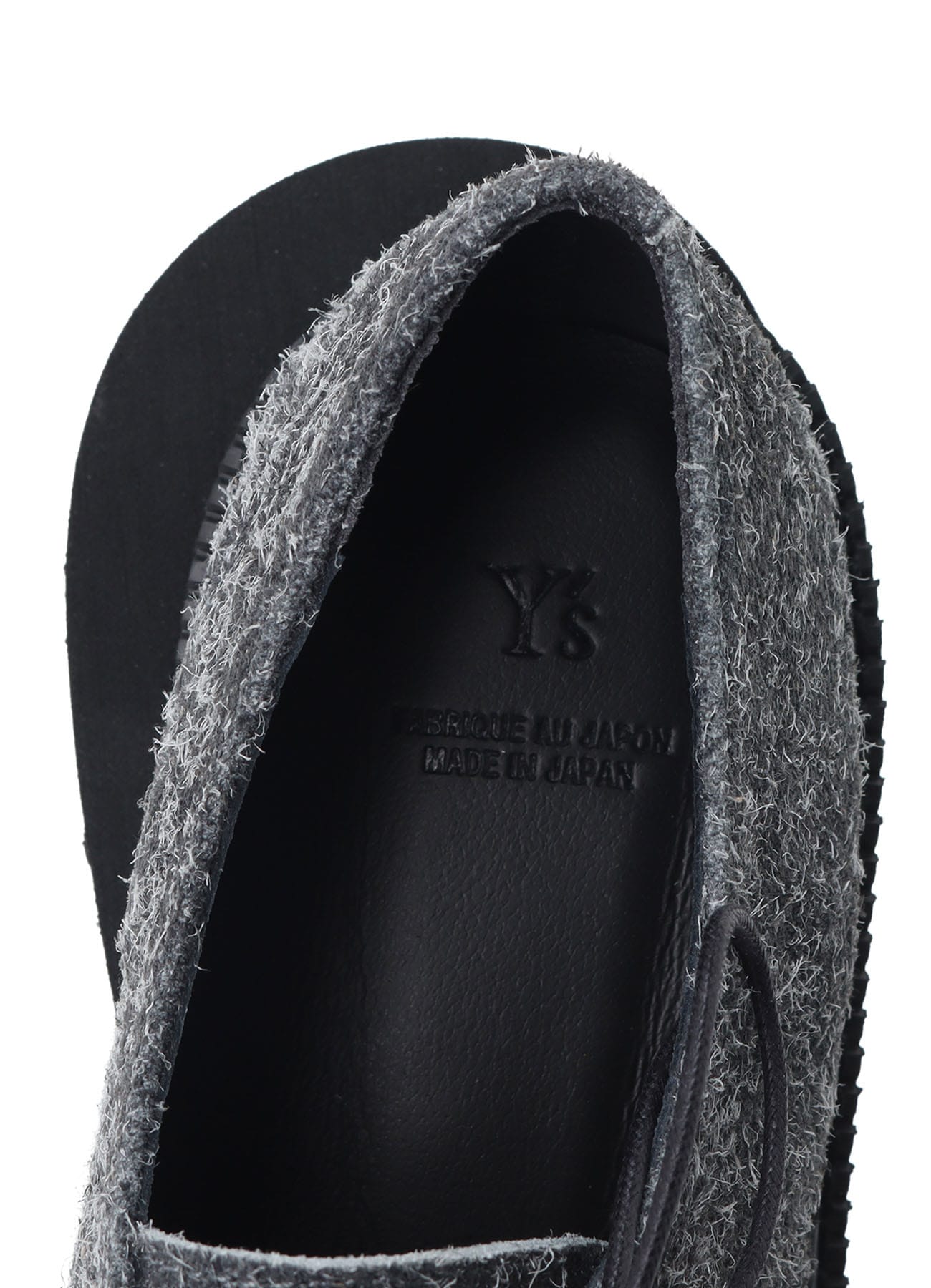 BRUSHED SUEDE TWISTED SHOES