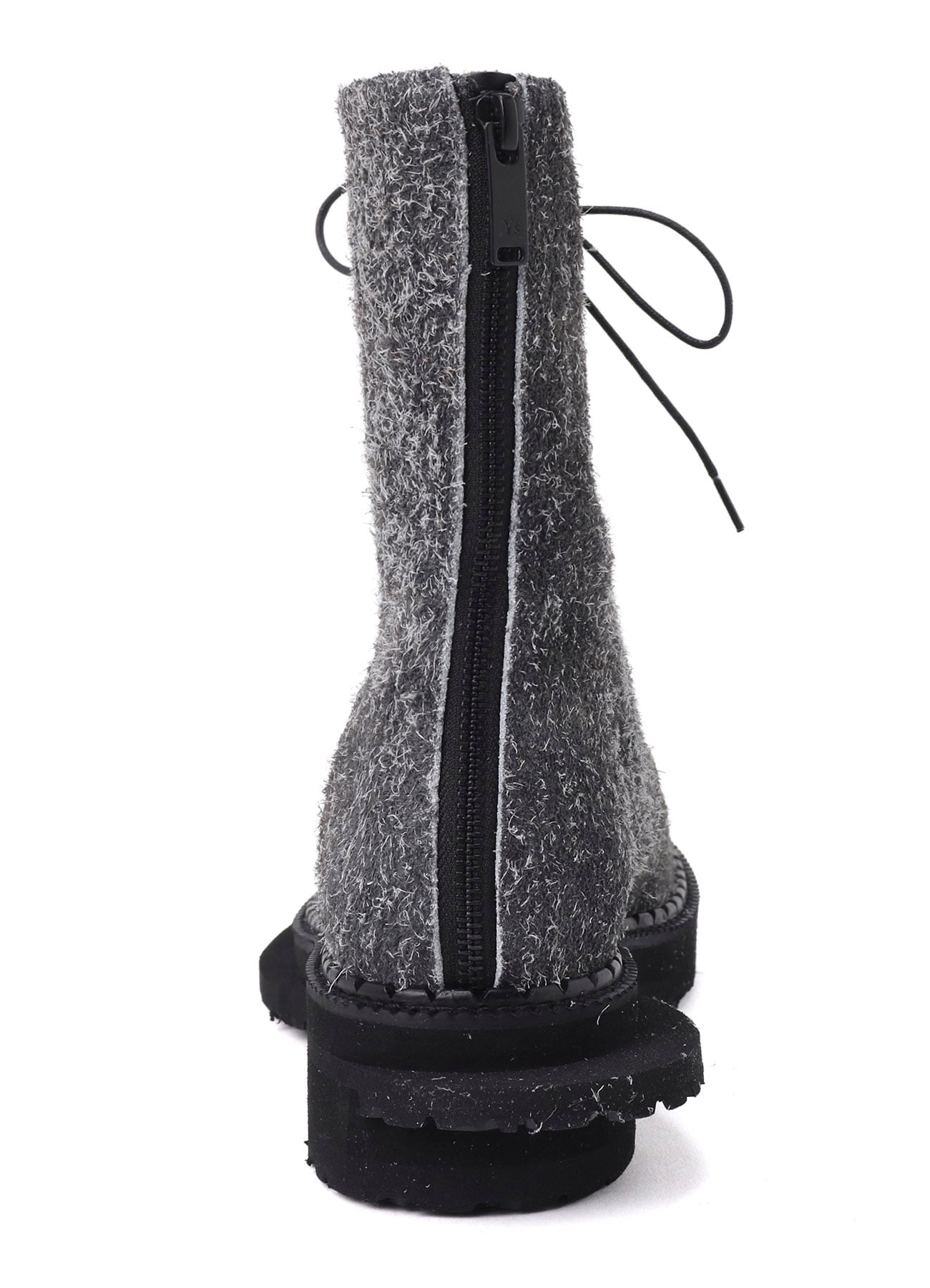 BRUSHED SUEDE TWISTED BOOTS