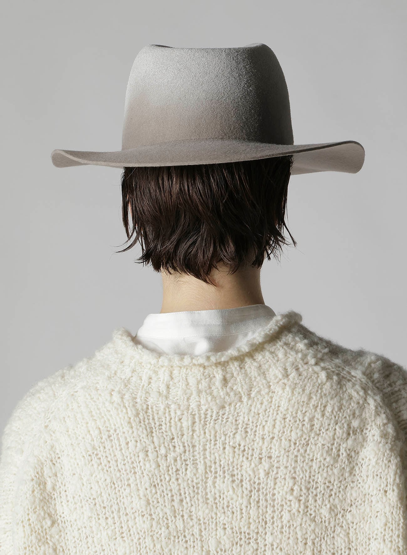 WOOL GRADATION HAT