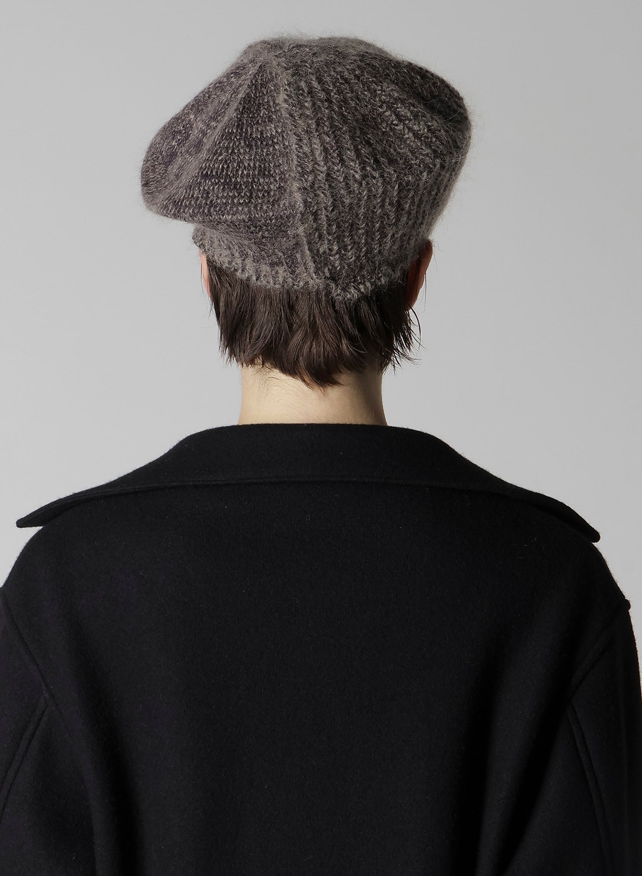 MAHAIR WOOL COMBINATION BERET