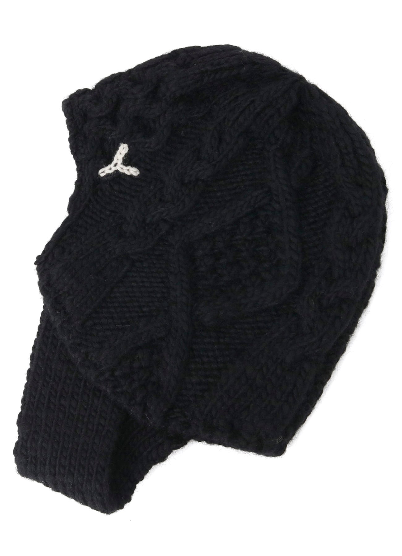 SLUB WOOL BEANIE W/ EAR FLAP