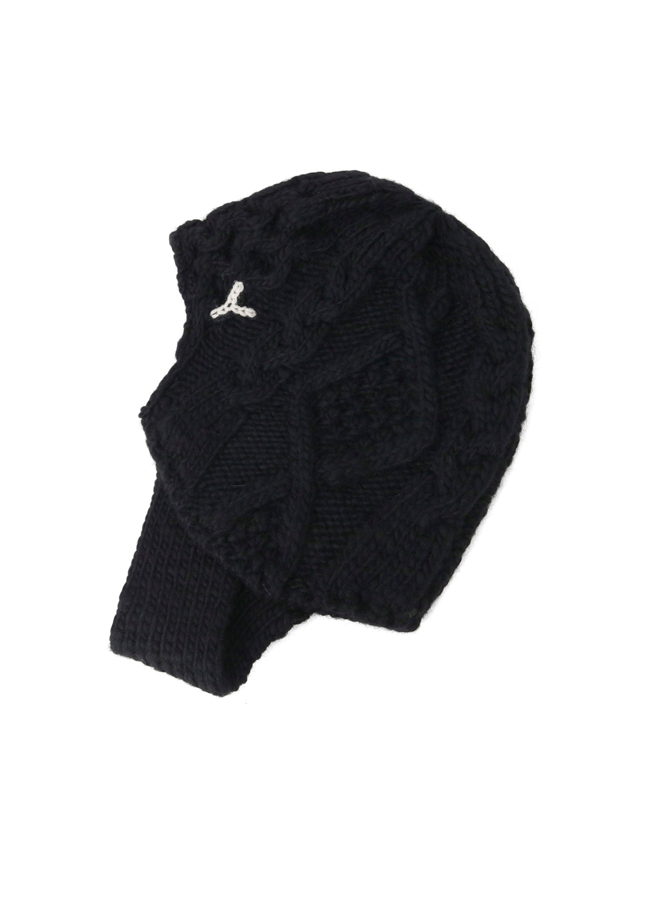 SLUB WOOL BEANIE W/ EAR FLAP