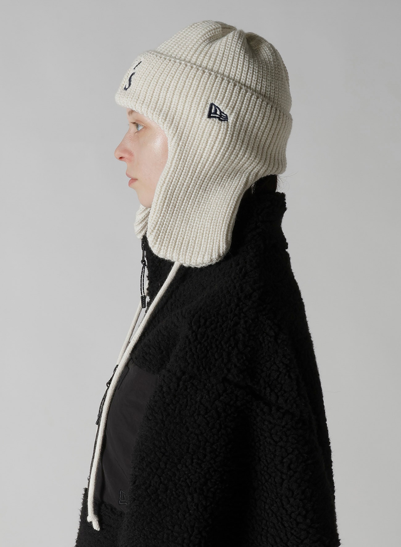 Y's × New Era KNIT TRAPPER(FREE SIZE Ivory): Y's｜THE SHOP